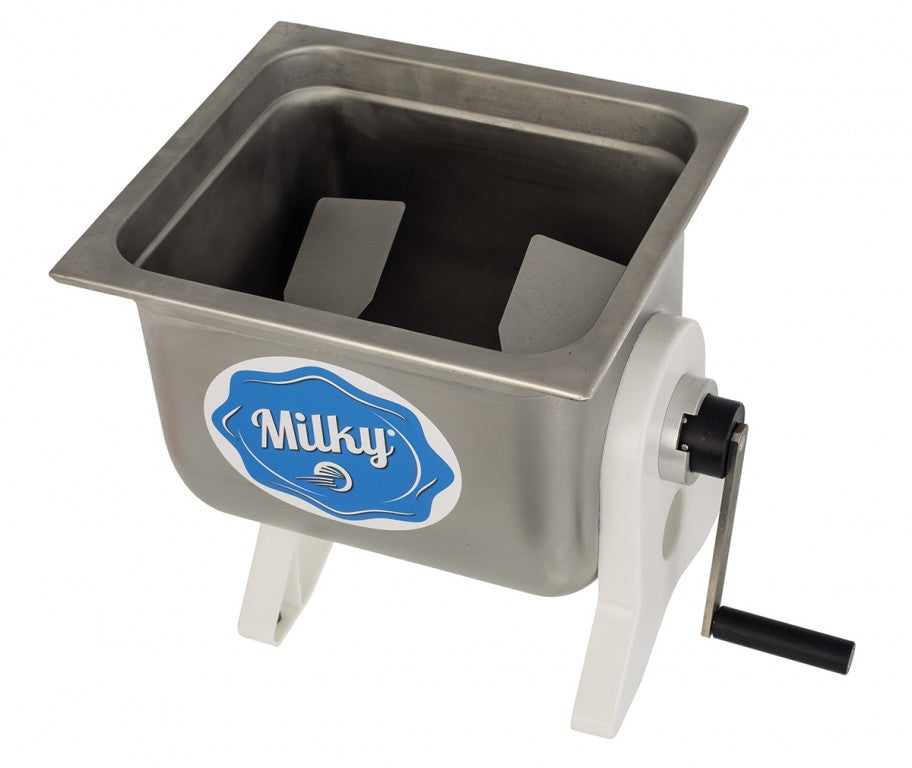MilkyDay Hand Crank Butter Churn FJ 10 | Stainless Steel, 10L