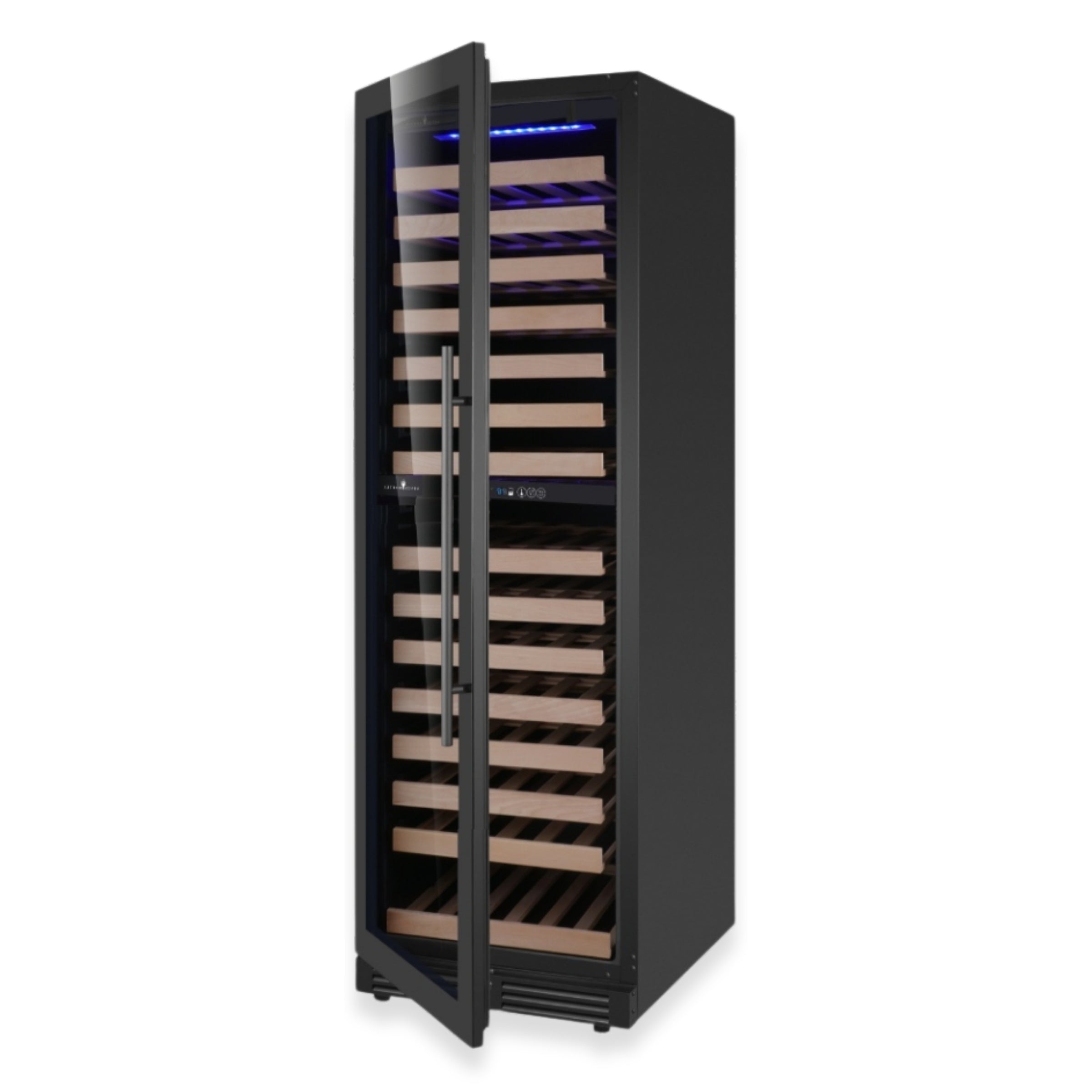 KingsBottle Tall Dual Zone Wine Cooler – 159 Bottle, Low-E Glass