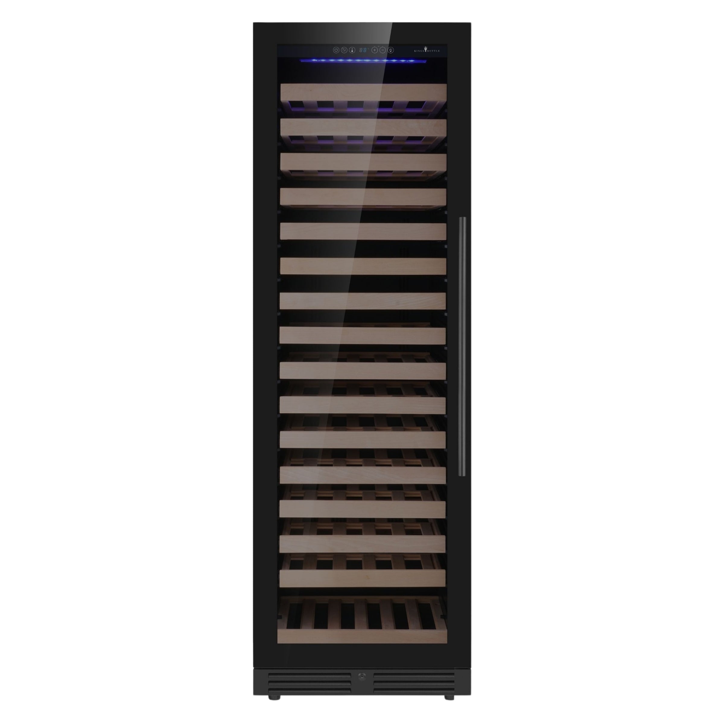 KingsBottle Upright Single Zone Large Wine Cooler