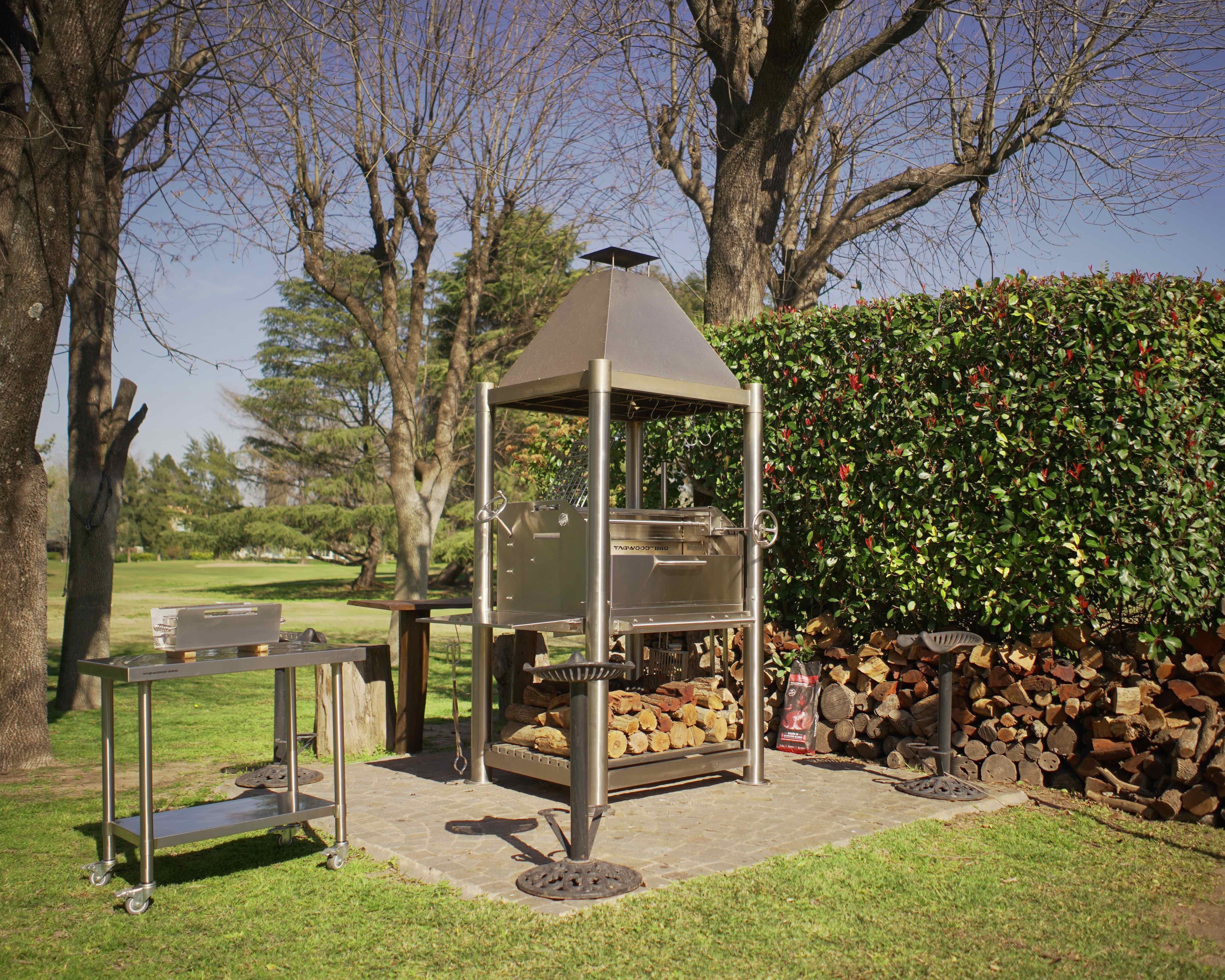 Tagwood BBQ02SS All Stainless Santa Maria Gaucho Grill