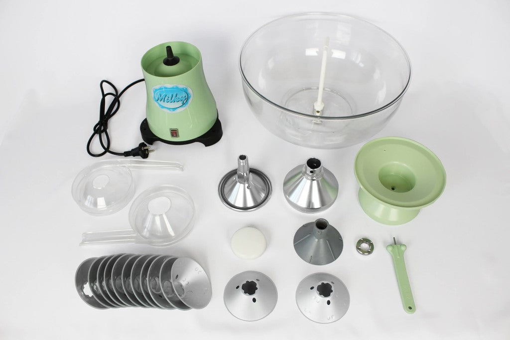 MilkyDay Electric Cream Separator Milky FJ 90 PP – 115V, 90L/Hour, Polycarbonate & Aluminum