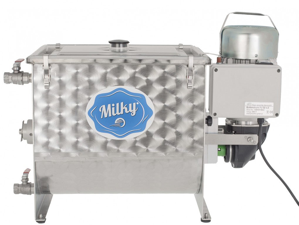 MilkyDay FJ 32 Electric Butter Churn – 13L/3.4 Gal, 115V Stainless Steel
