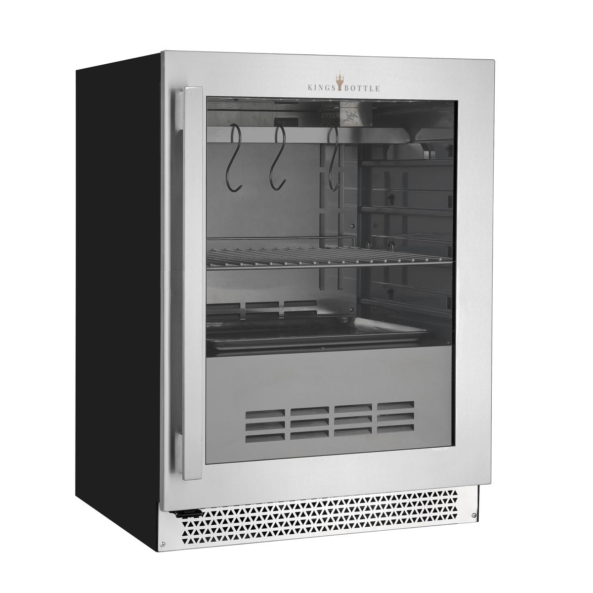 KingsBottle 24″ Compact Glass-Door Meat Aging Fridge