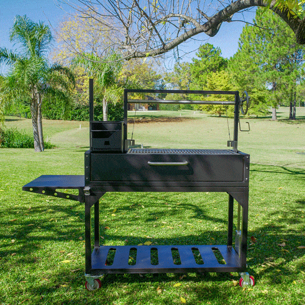 Tagwood BBQ03SI Argentine Santa Maria Wood & Charcoal Gaucho Grill