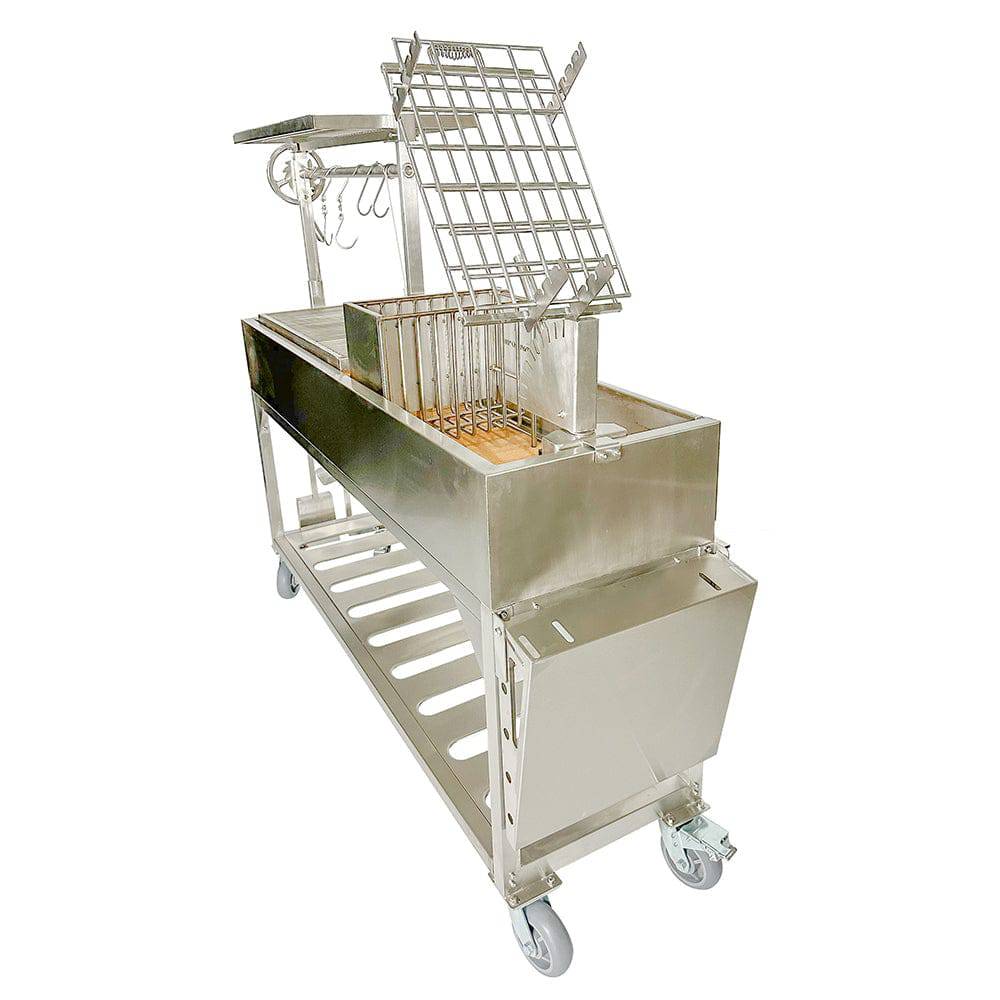 Tagwood BBQ06SS Santa Maria Wood & Charcoal Gaucho Grill