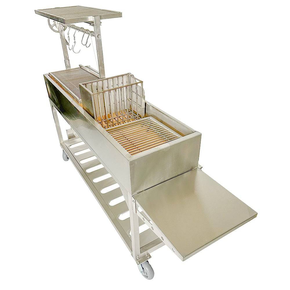 Tagwood BBQ06SS Santa Maria Wood & Charcoal Gaucho Grill