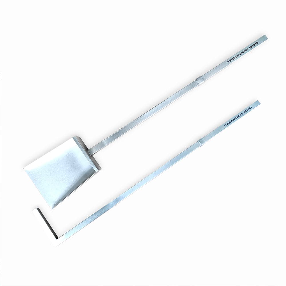 Tagwood BBQ Stainless Steel Shovel & Poker Set – 35" | BBQ11SS