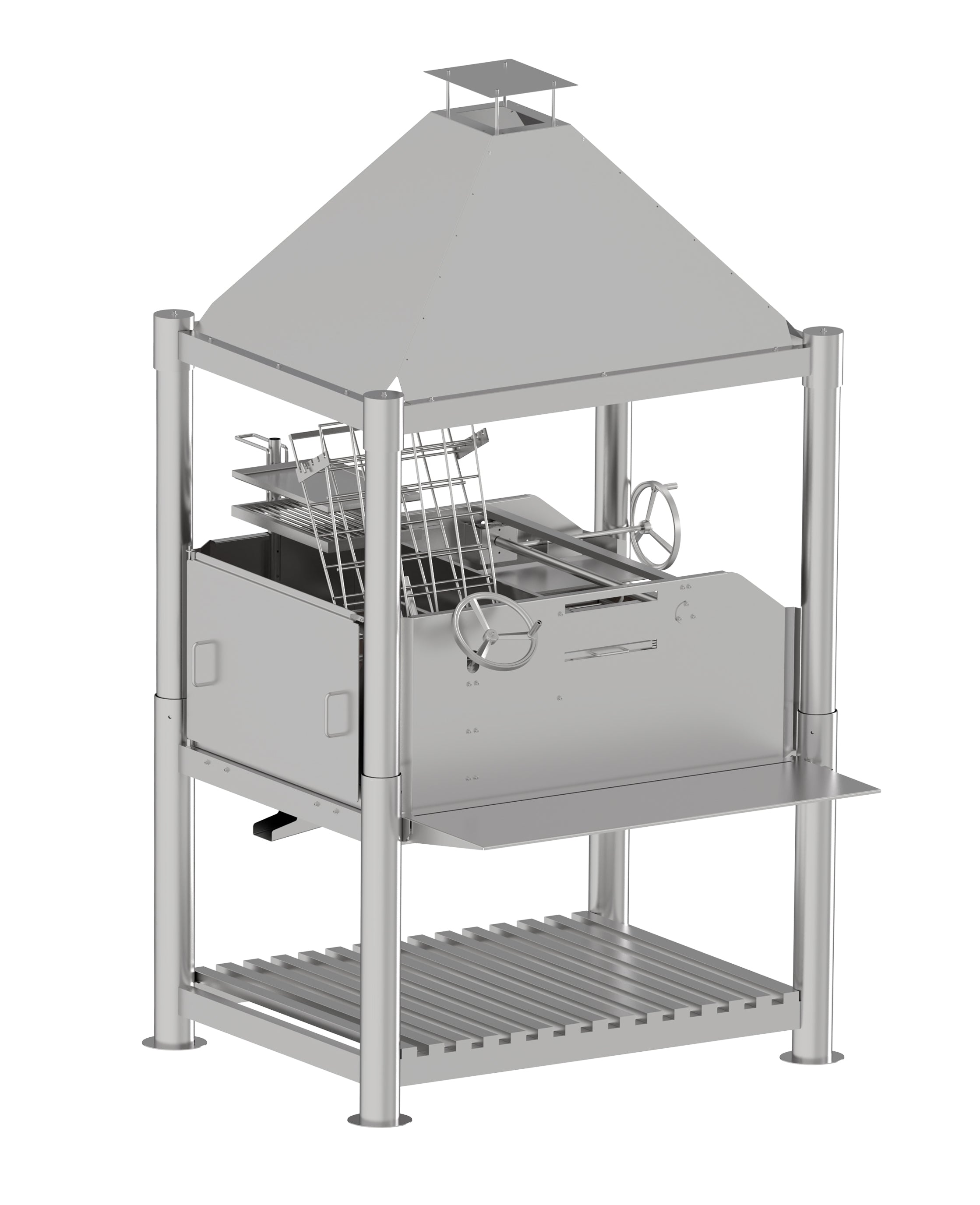 Tagwood BBQ12SS Stainless Steel Argentine Santa Maria Gaucho Grill