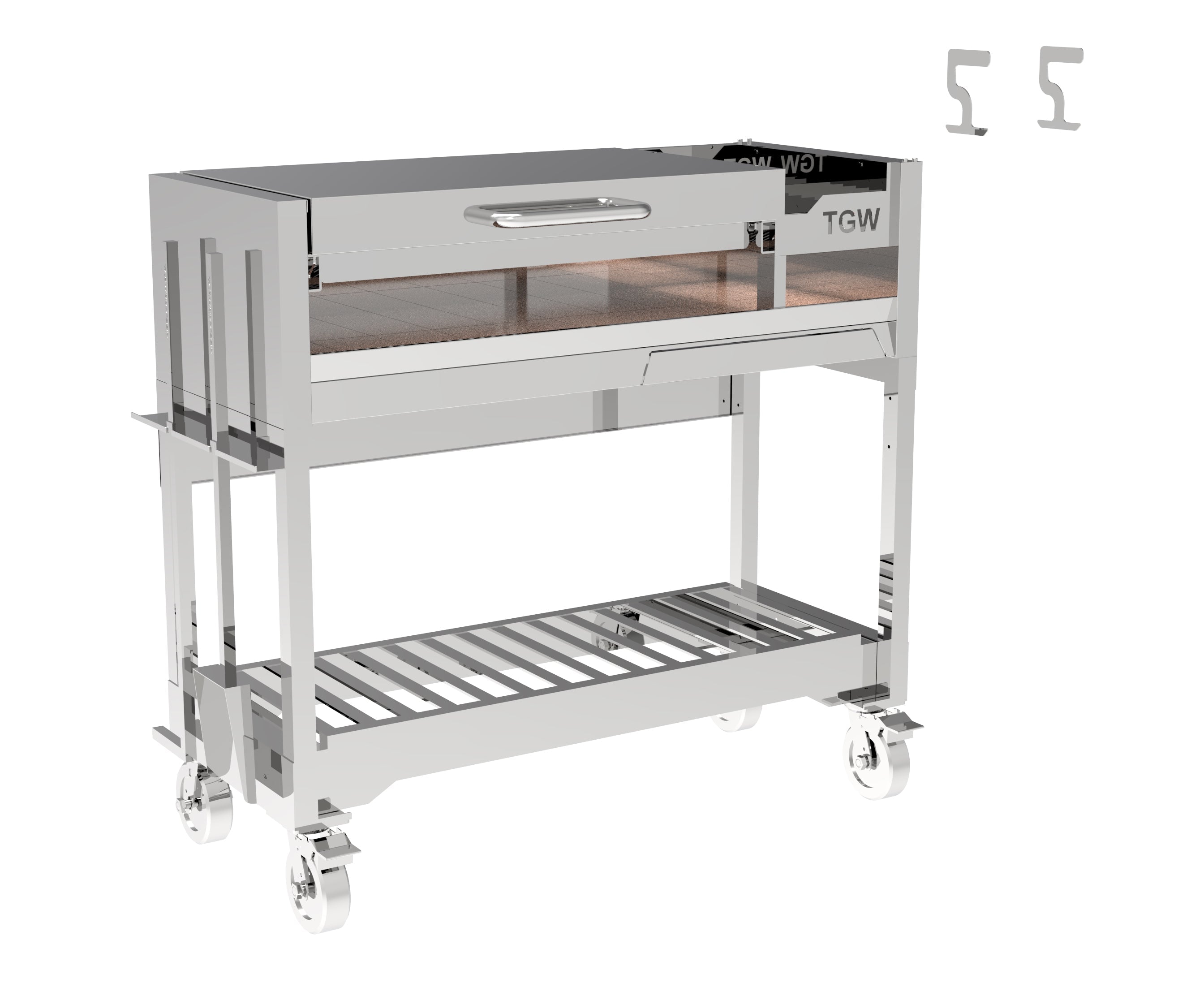 Tagwood BBQ18SS Argentine Wood & Charcoal Gaucho Grill – Pre-Order