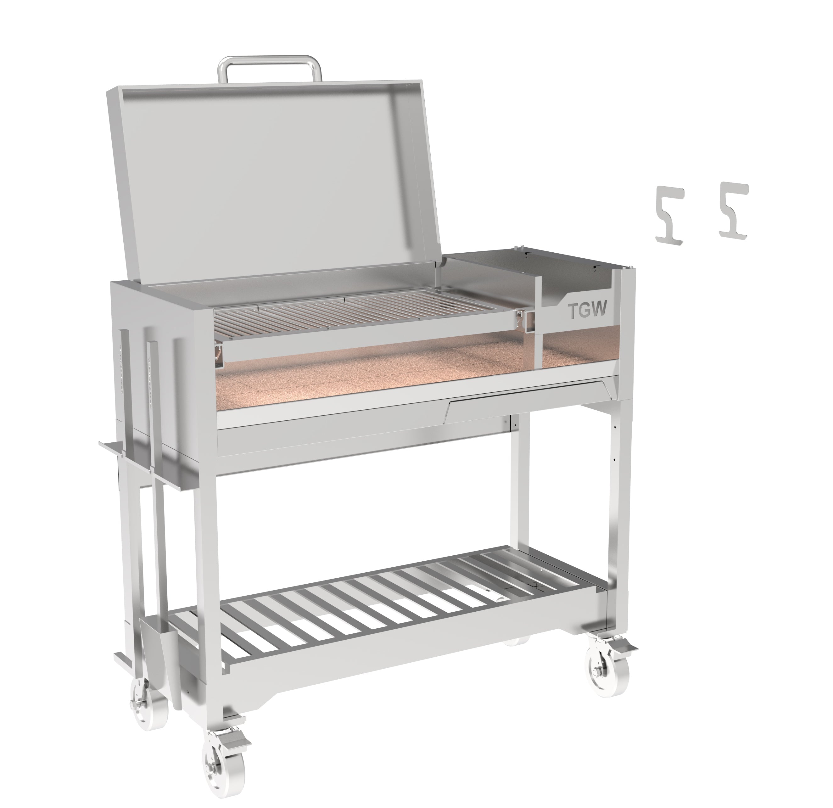 Tagwood BBQ18SS Argentine Wood & Charcoal Gaucho Grill – Pre-Order