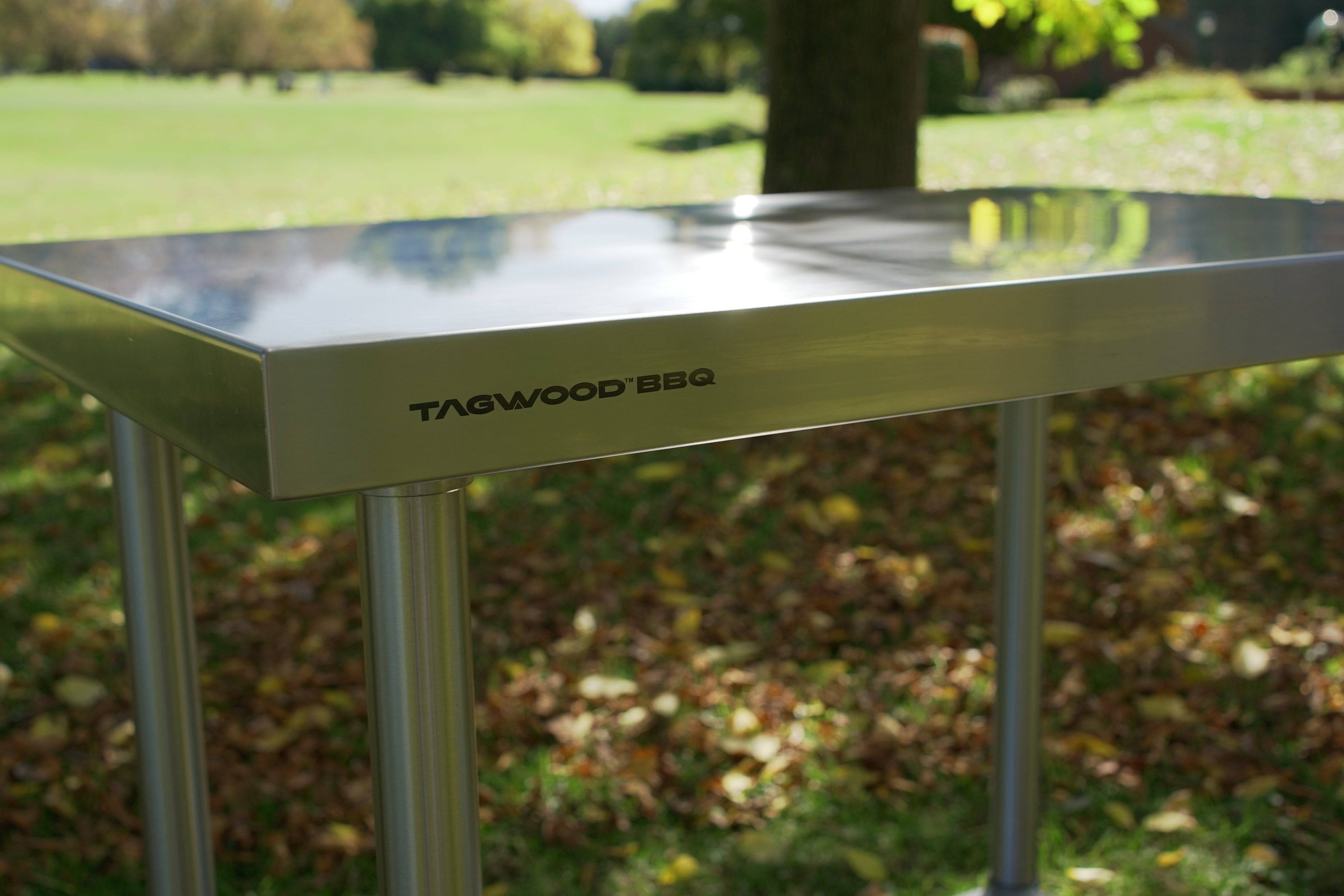 Tagwood BBQ10SS Stainless Steel Outdoor Prep & Working Table