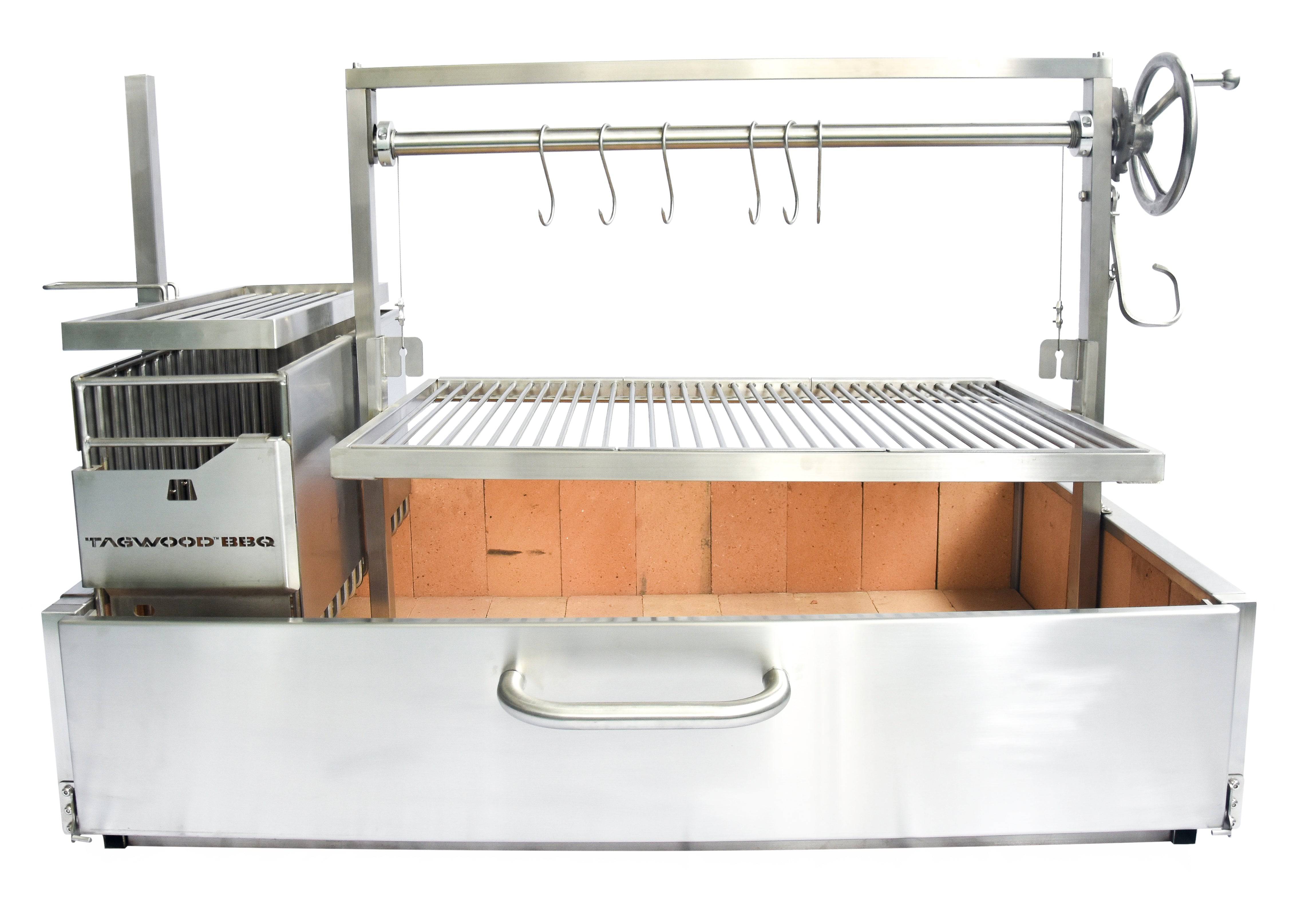 Tagwood BBQ XL Built-In Santa Maria 304 SS Argentine Grill – BBQ25SS