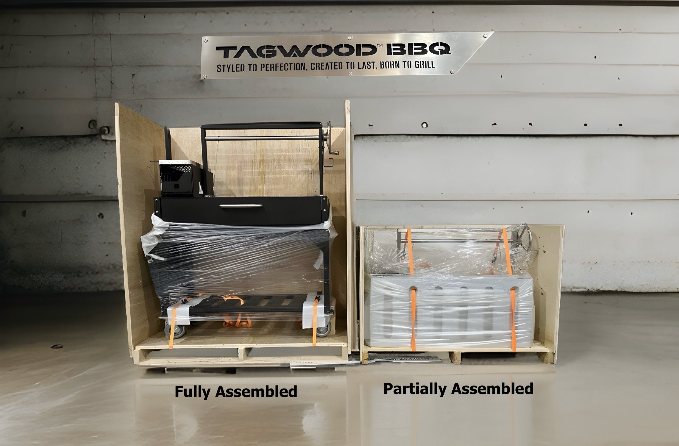 Tagwood BBQ03SI Argentine Santa Maria Wood & Charcoal Gaucho Grill
