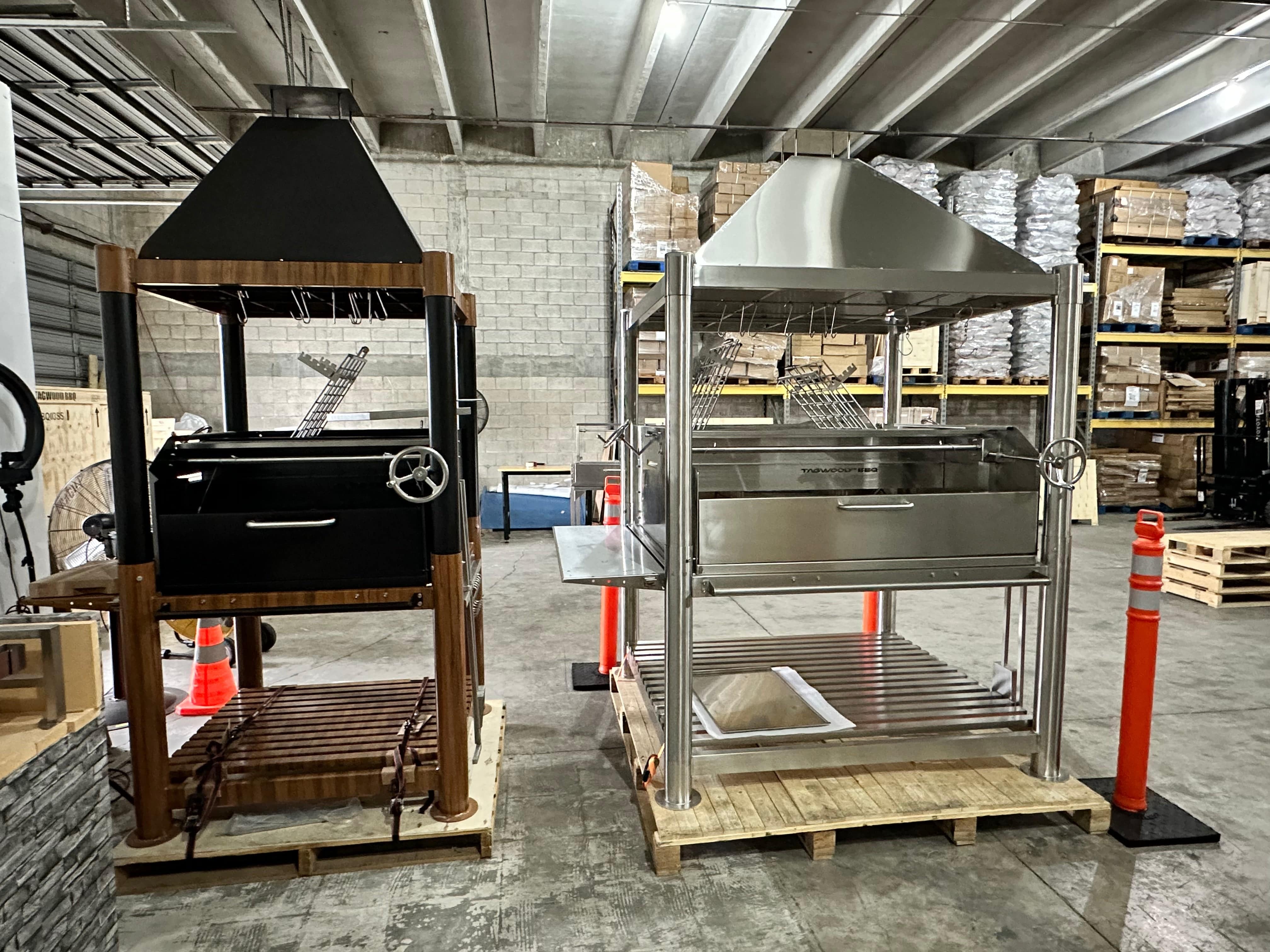 Tagwood BBQ22SS XL Stainless Santa Maria Gaucho Grill