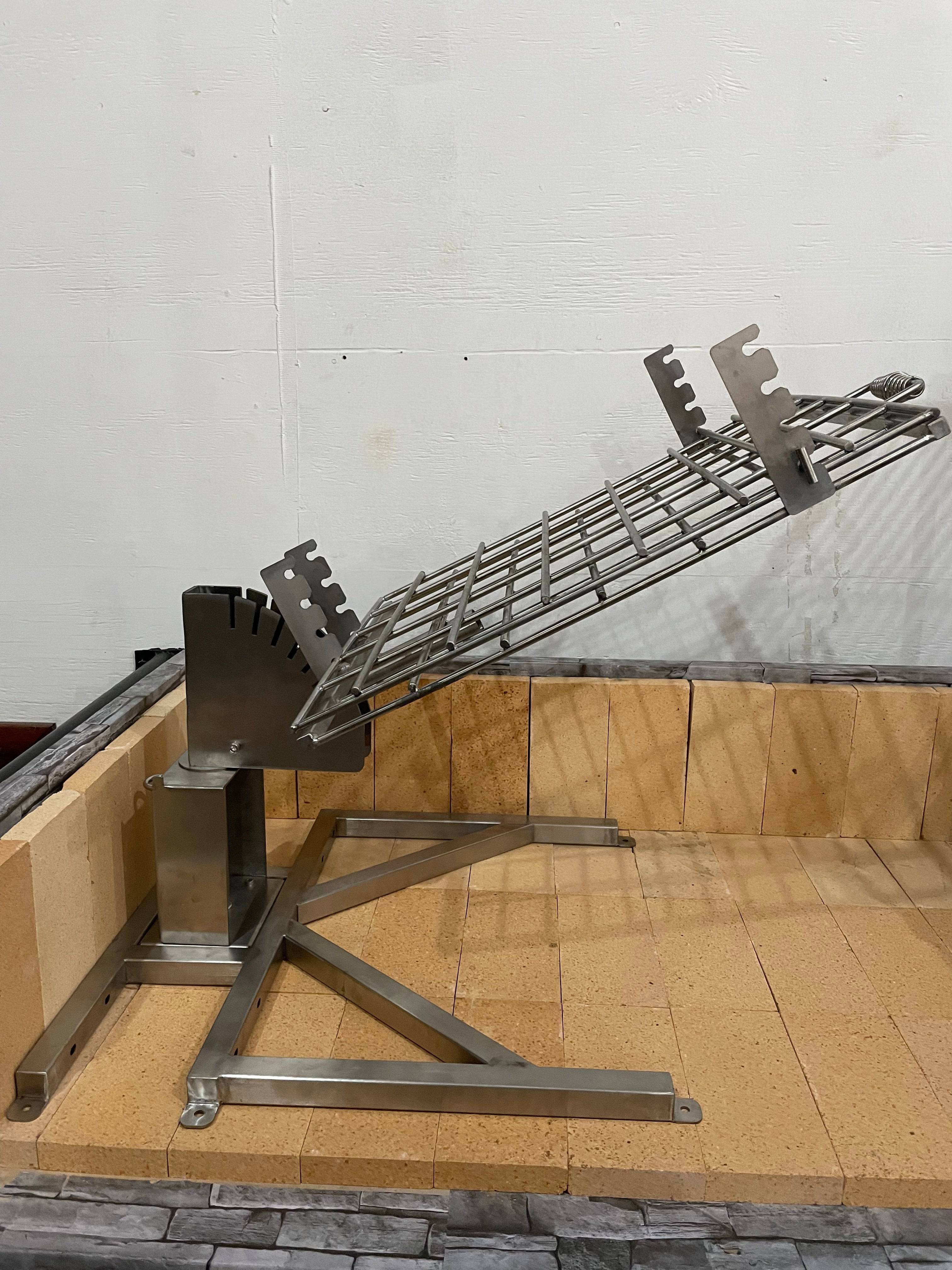 Tagwood BBQ94SS Stainless Steel Basement Clamp Grill