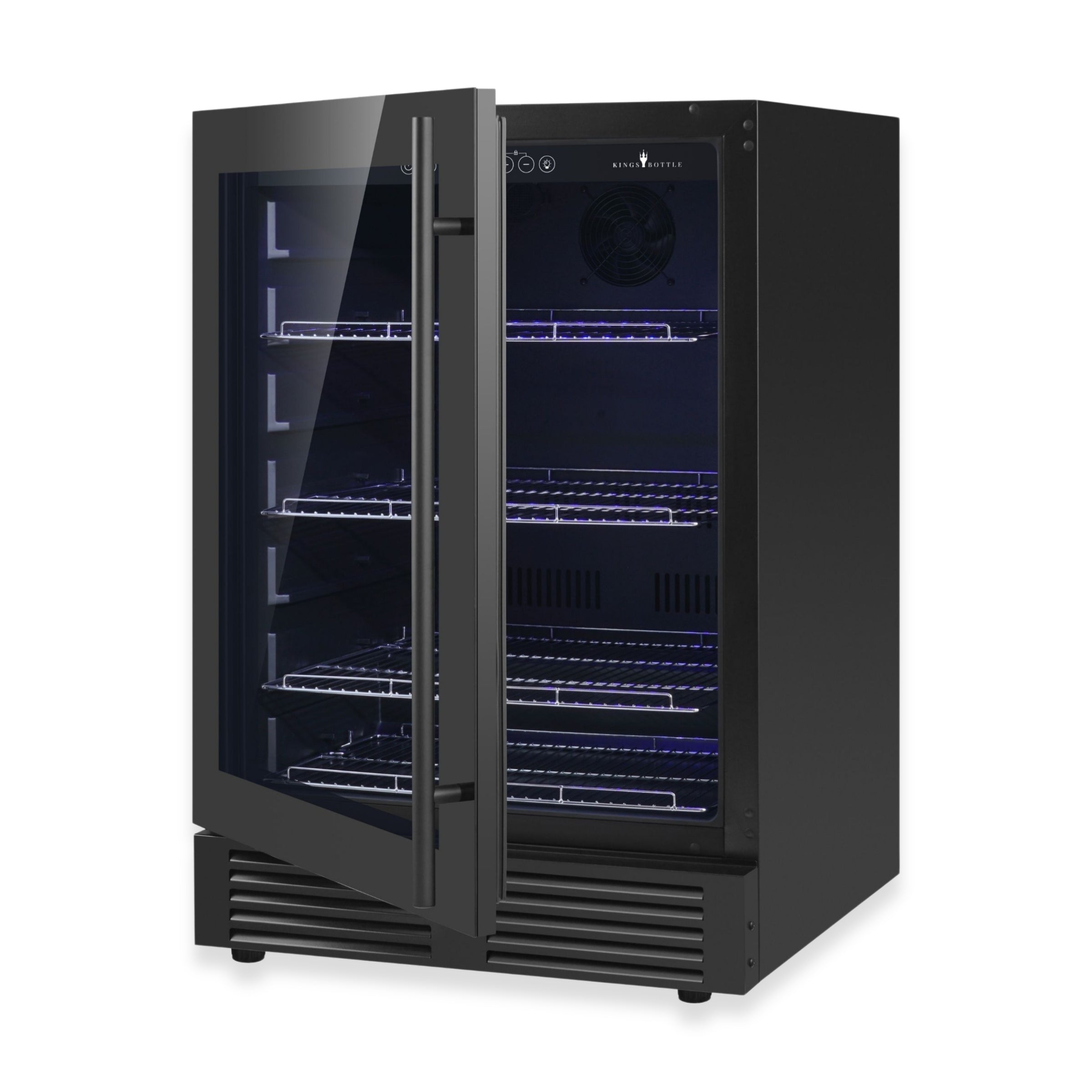 KingsBottle 24" Under Counter Beer Fridge with Low-E Glass Door