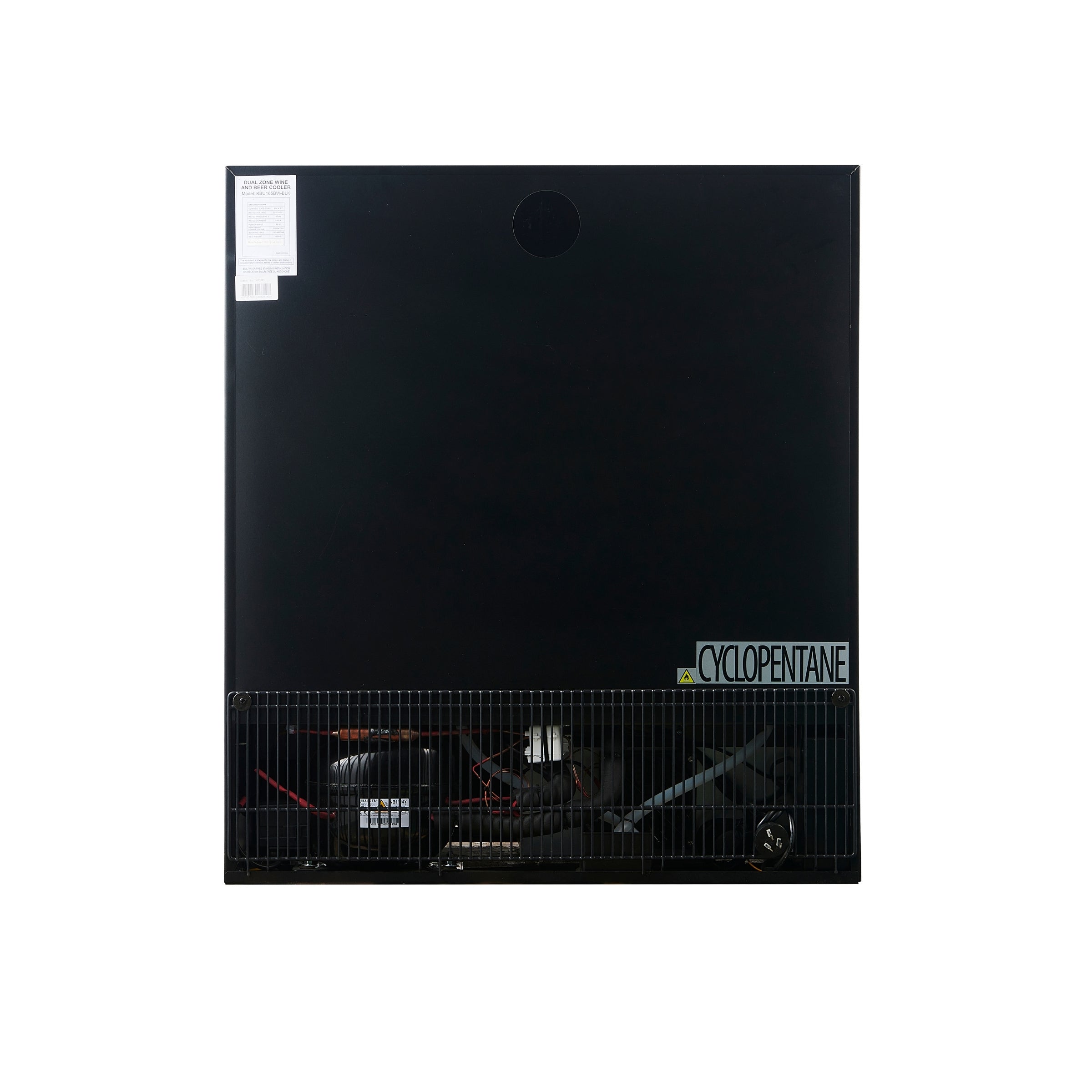 KingsBottle 30-Inch Dual Zone Wine Cooler with Low-E Glass Door