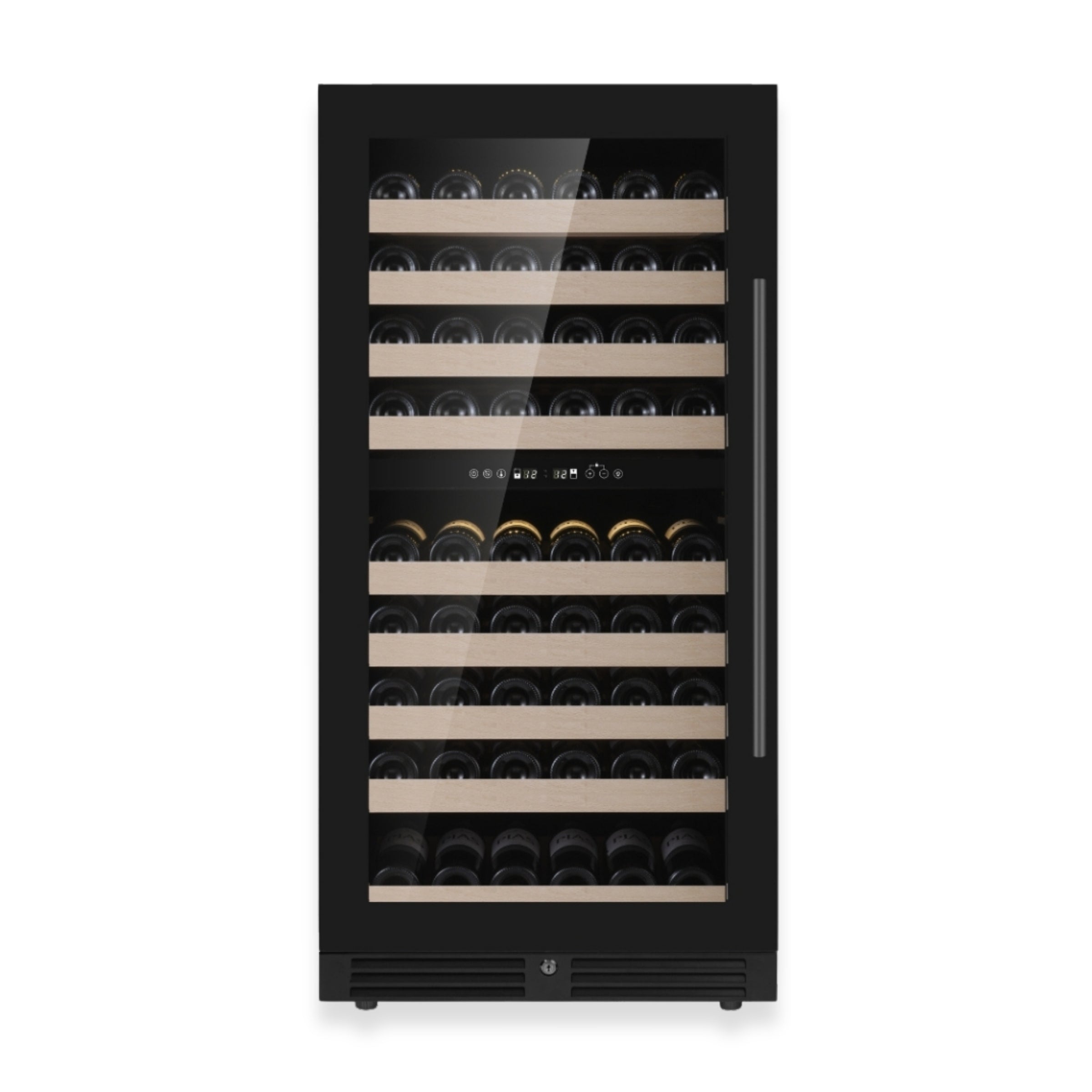 KingsBottle 47-Inch Dual Zone Wine Cooler with Low-E Glass Door