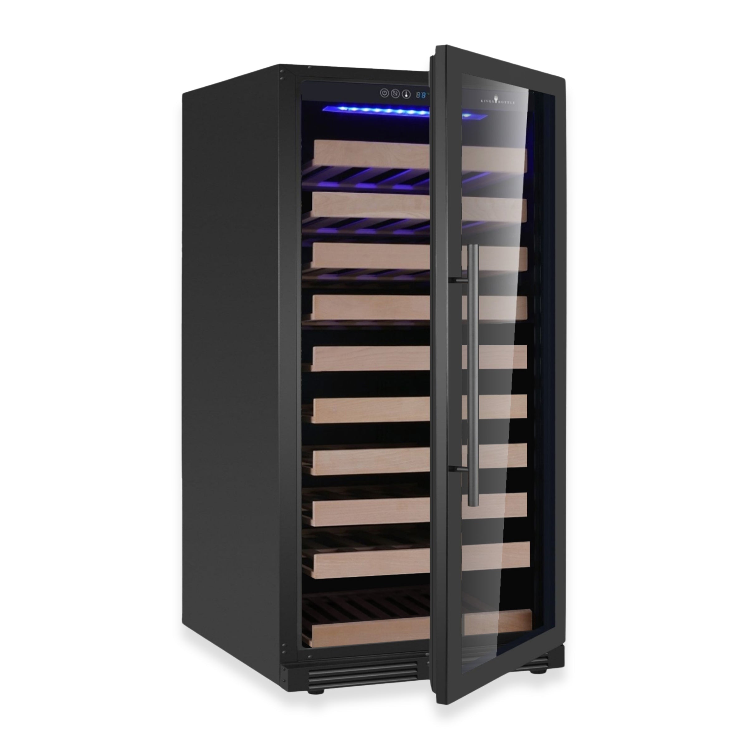 KingsBottle 47" Single Zone Wine Cooler with Low-E Glass Door