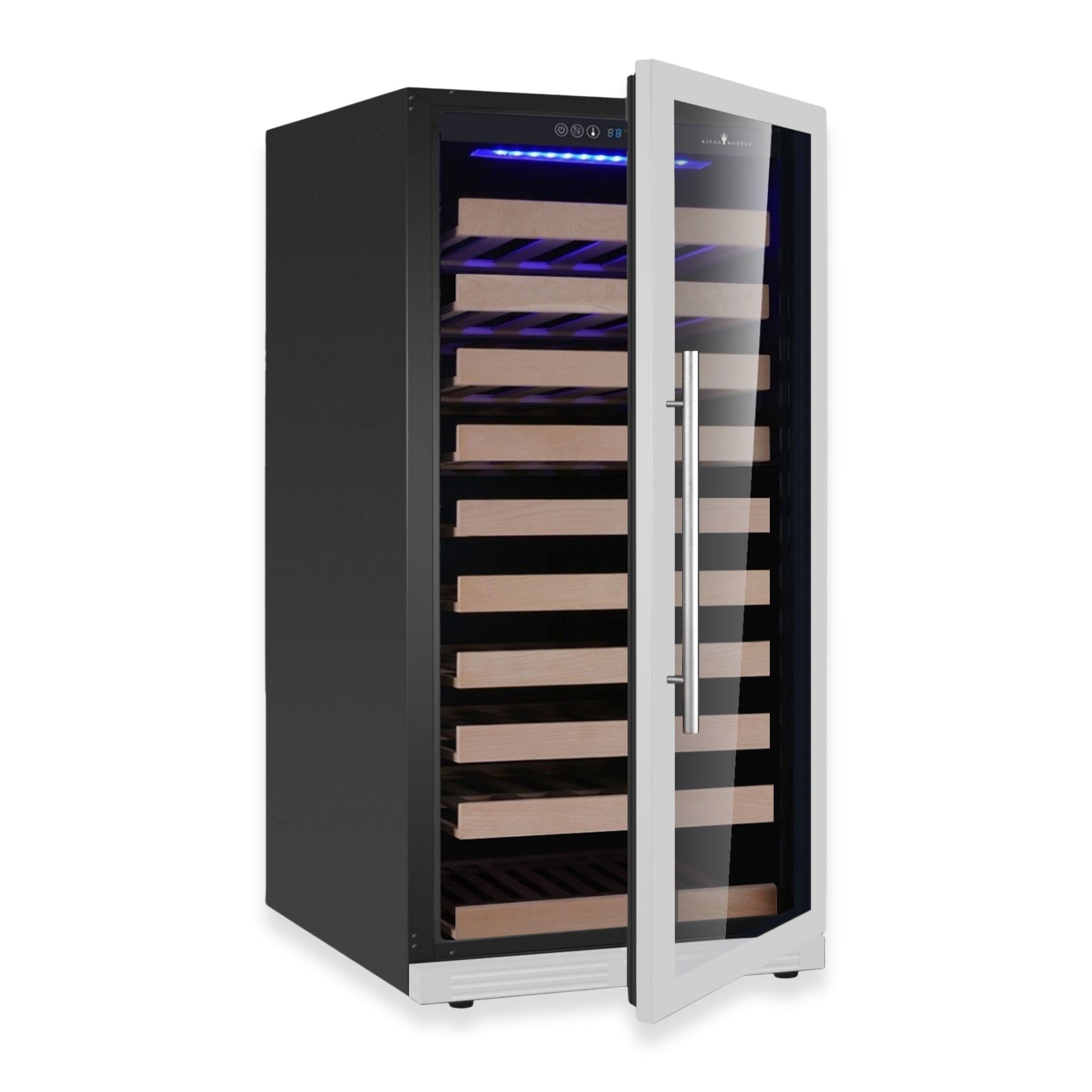 KingsBottle 47" Single Zone Wine Cooler with Low-E Glass Door