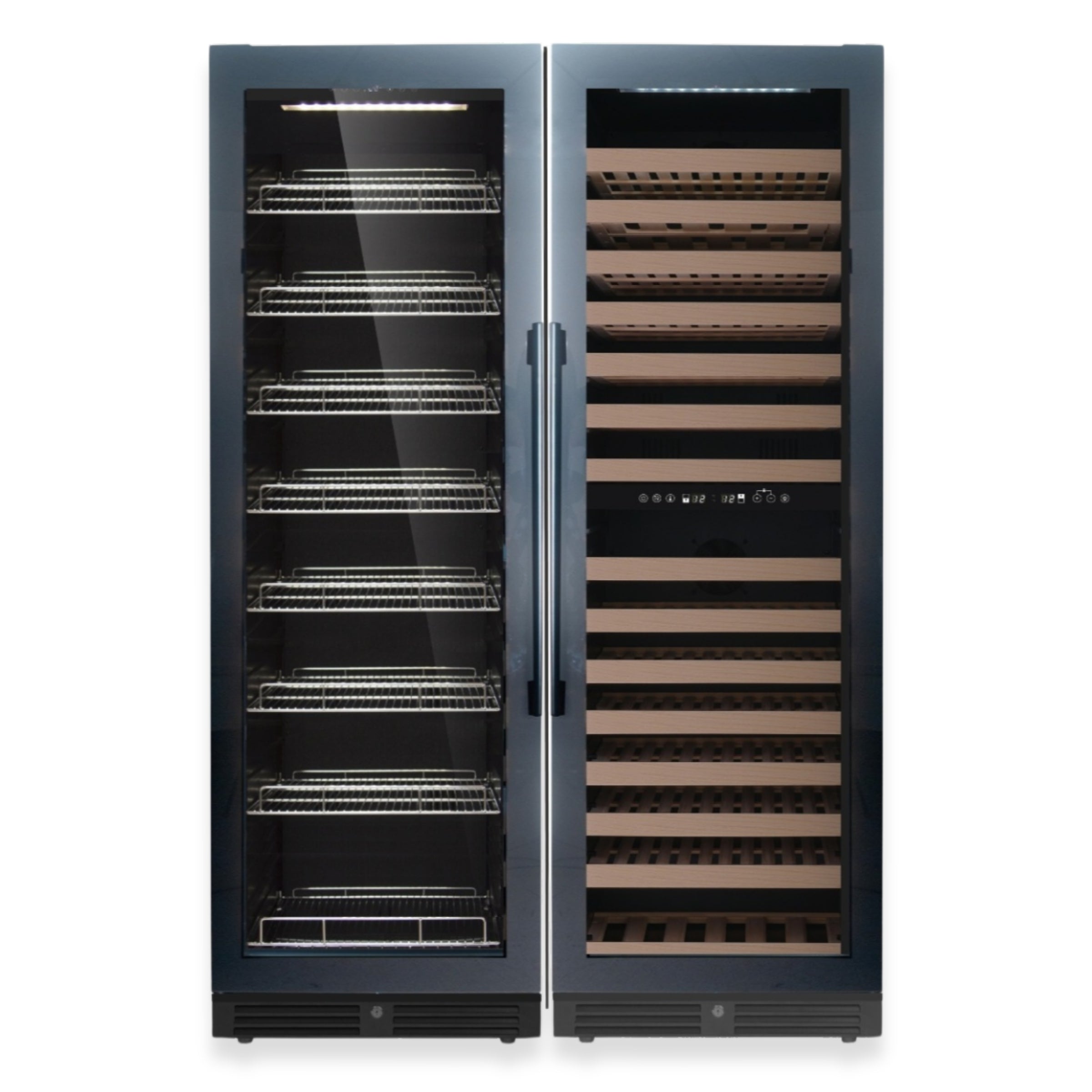 KingsBottle Upright Wine & Beverage Cooler Combo | Triple Zones