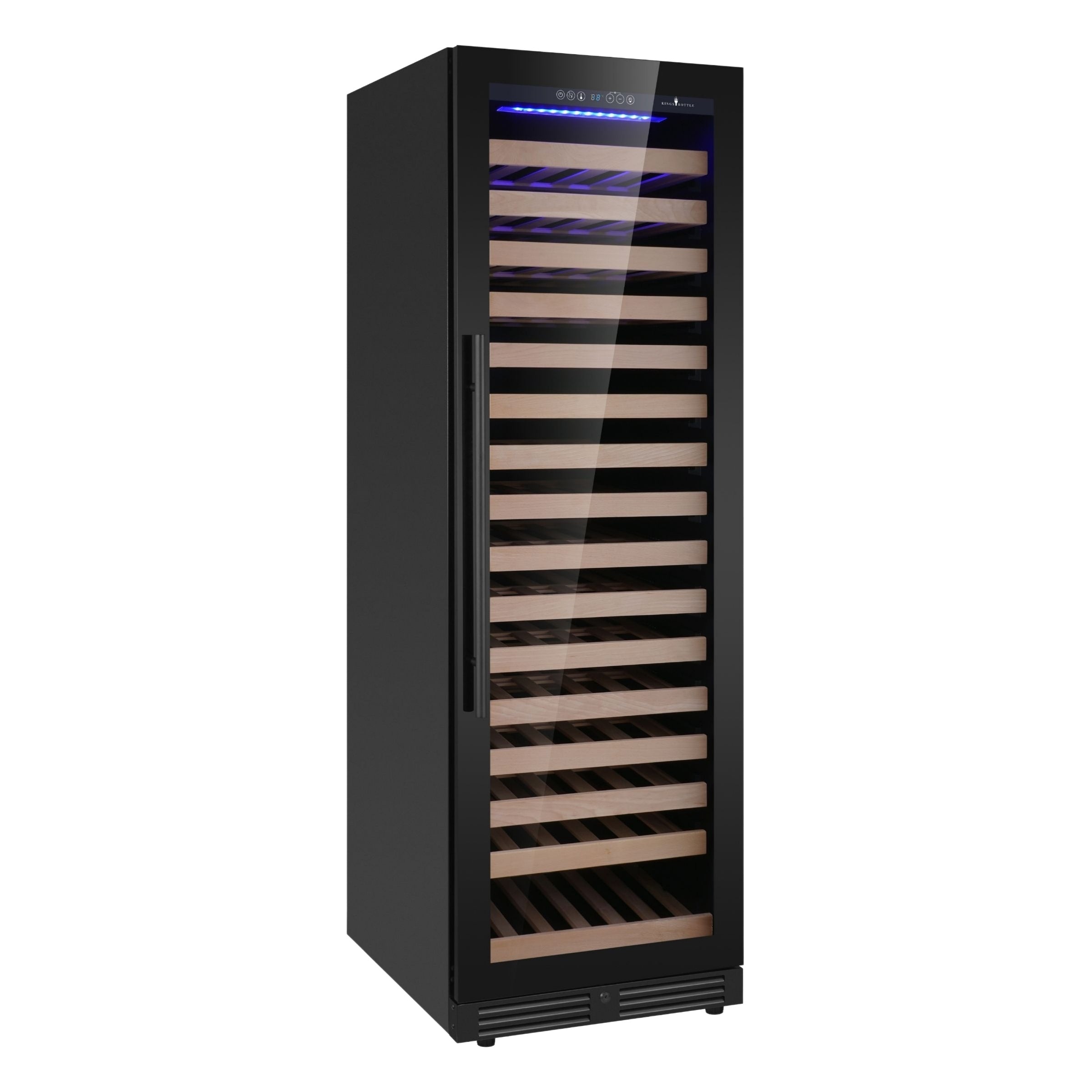 KingsBottle Upright Single Zone Large Wine Cooler