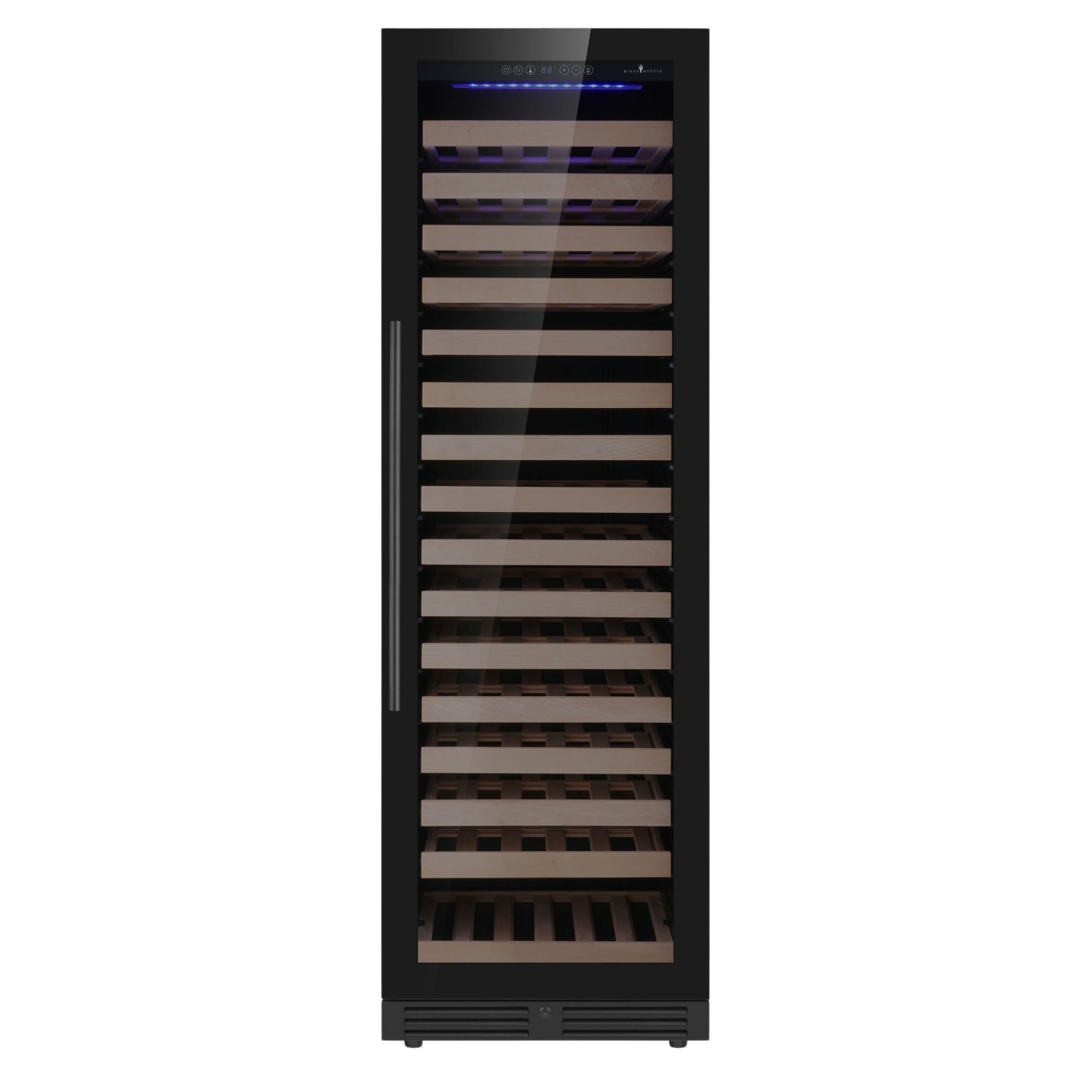KingsBottle Upright Single Zone Large Wine Cooler