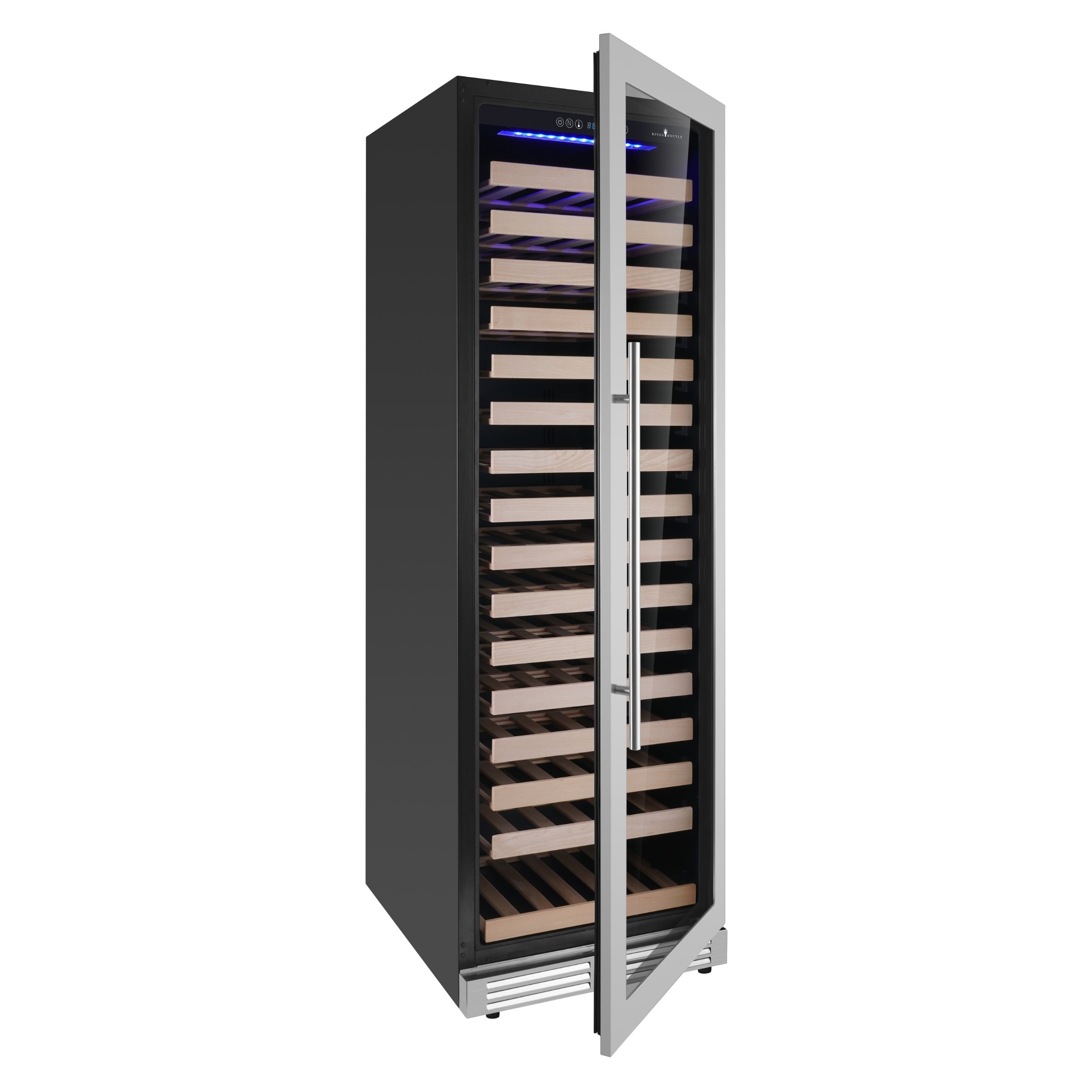KingsBottle Upright Single Zone Large Wine Cooler