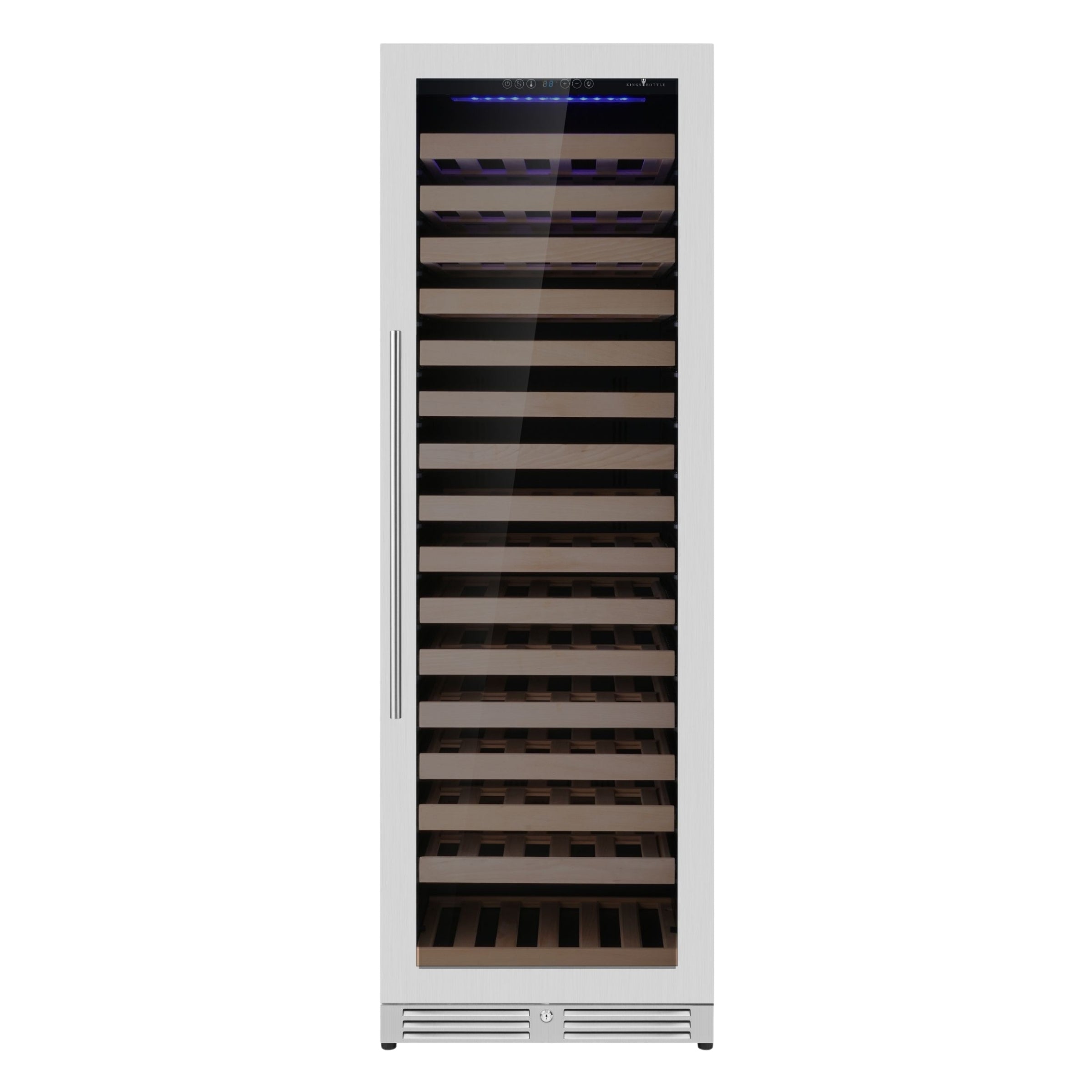 KingsBottle Upright Single Zone Large Wine Cooler