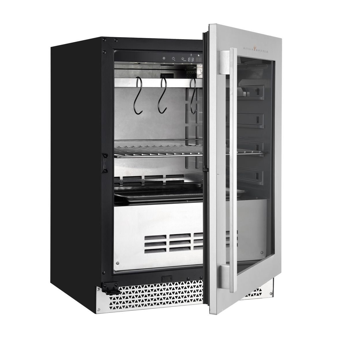 KingsBottle 24″ Compact Glass-Door Meat Aging Fridge