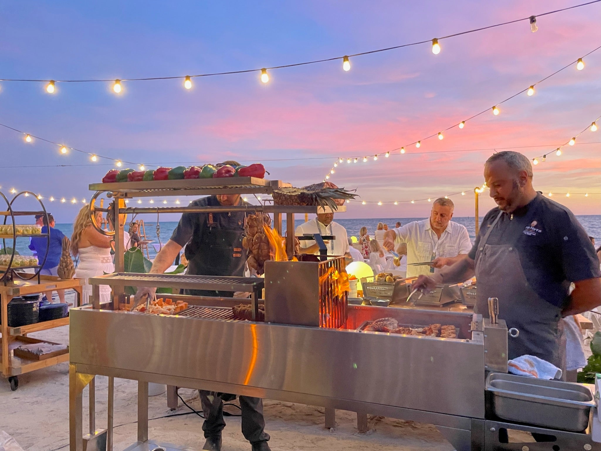 Tagwood BBQ06SS Santa Maria Wood & Charcoal Gaucho Grill