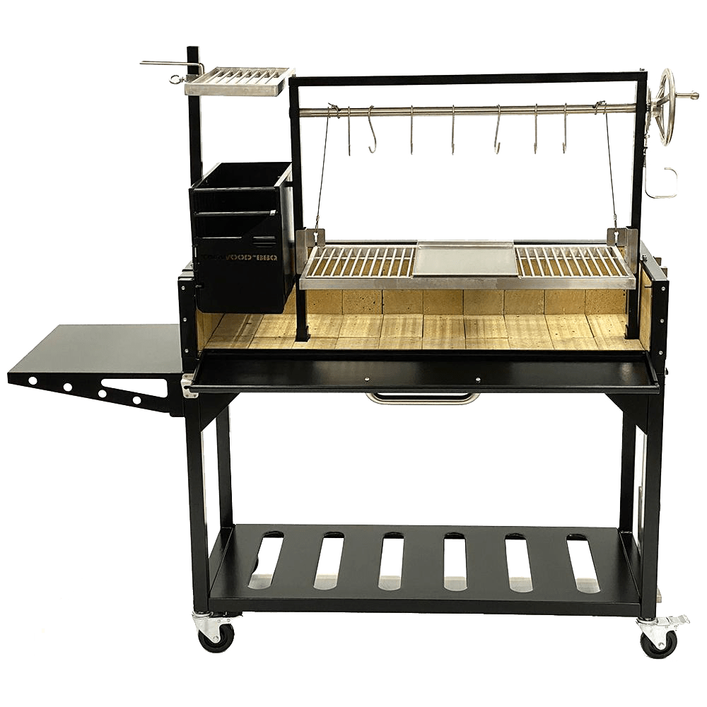 Tagwood BBQ03SI Argentine Santa Maria Wood & Charcoal Gaucho Grill
