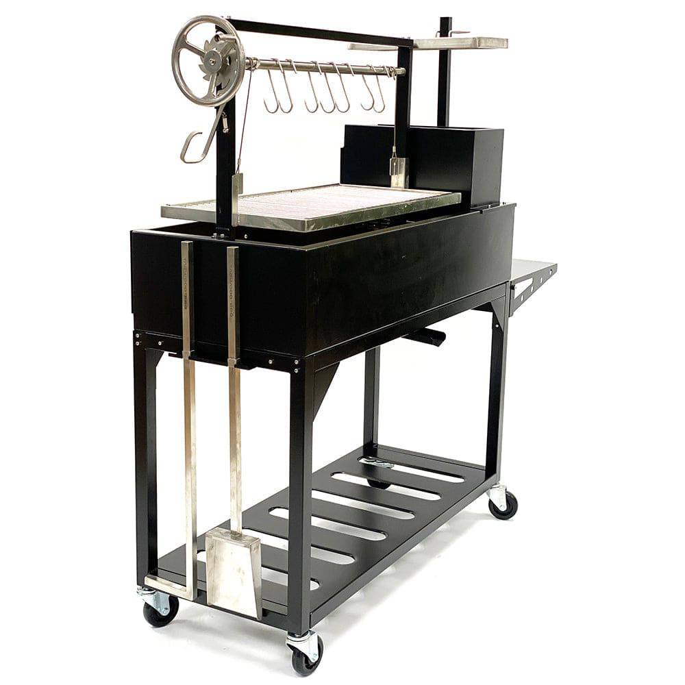 Tagwood BBQ03SI Argentine Santa Maria Wood & Charcoal Gaucho Grill