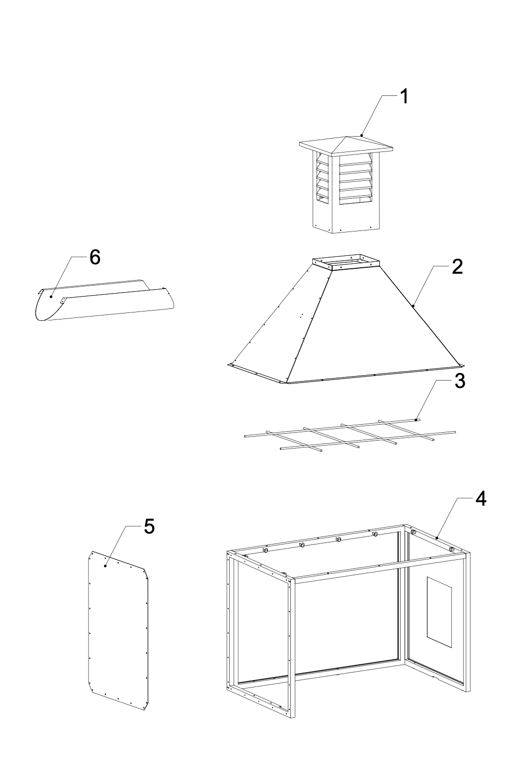 Tagwood BBQ Built-In Smoke Hood Attachment | ASH25 Stainless Steel