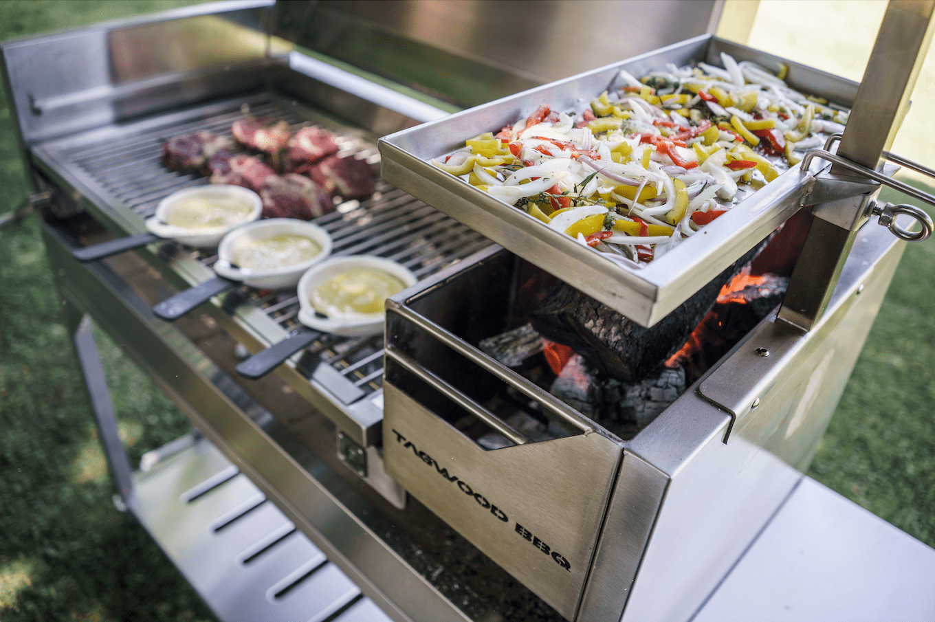 Tagwood BBQ54SS Height Adjustable Stainless Steel Griddle