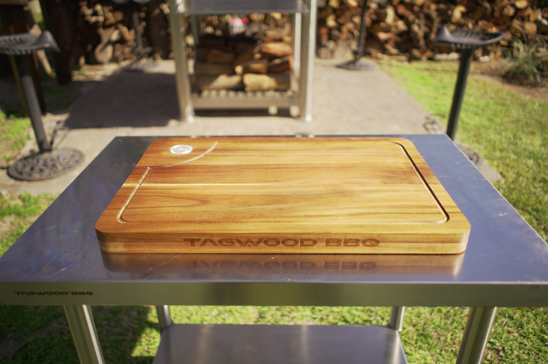 Tagwood BBQ Edge-Grain Acacia Cutting & Carving Board | TAWO05