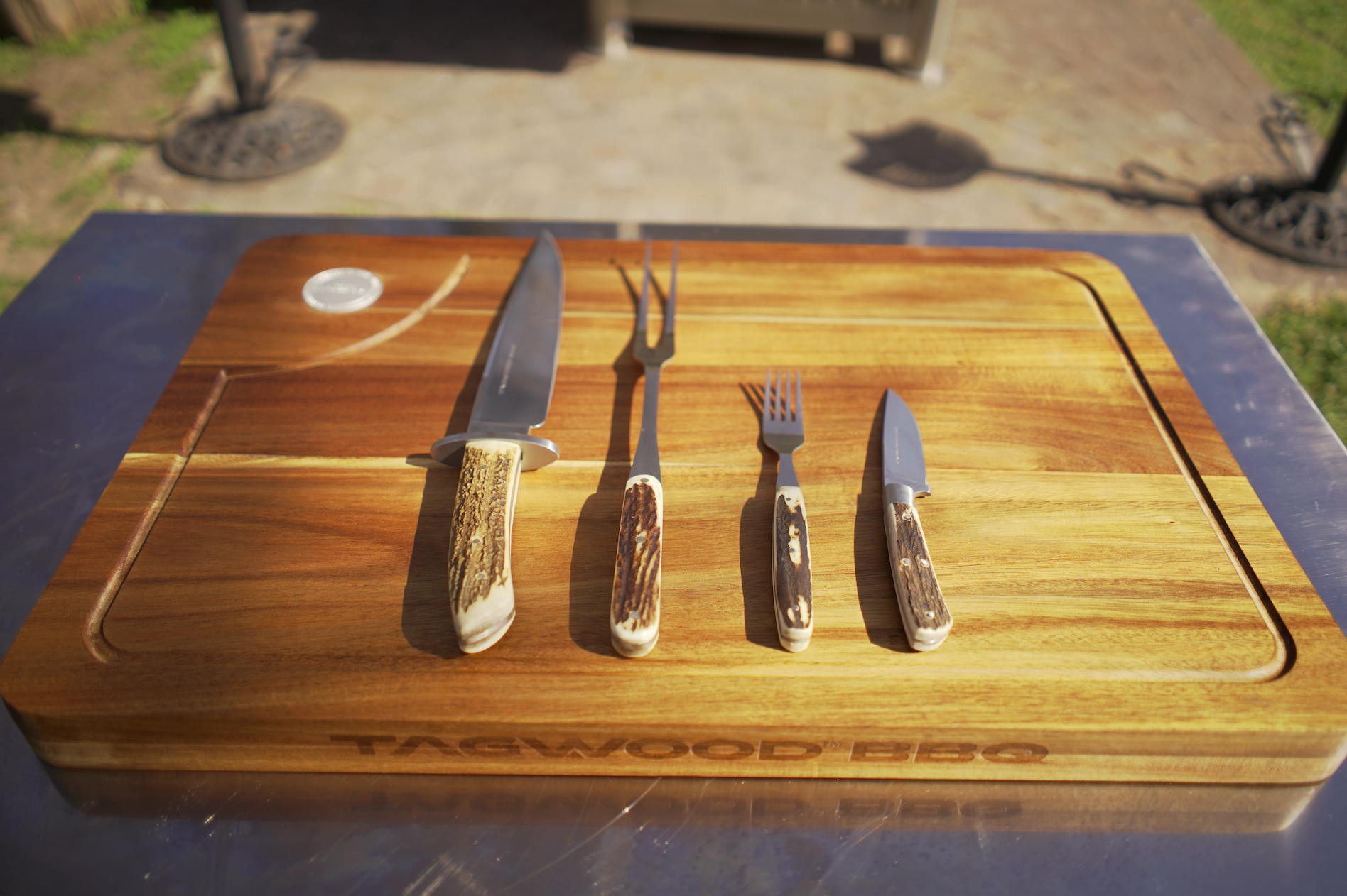Tagwood BBQ Edge-Grain Acacia Cutting & Carving Board | TAWO05