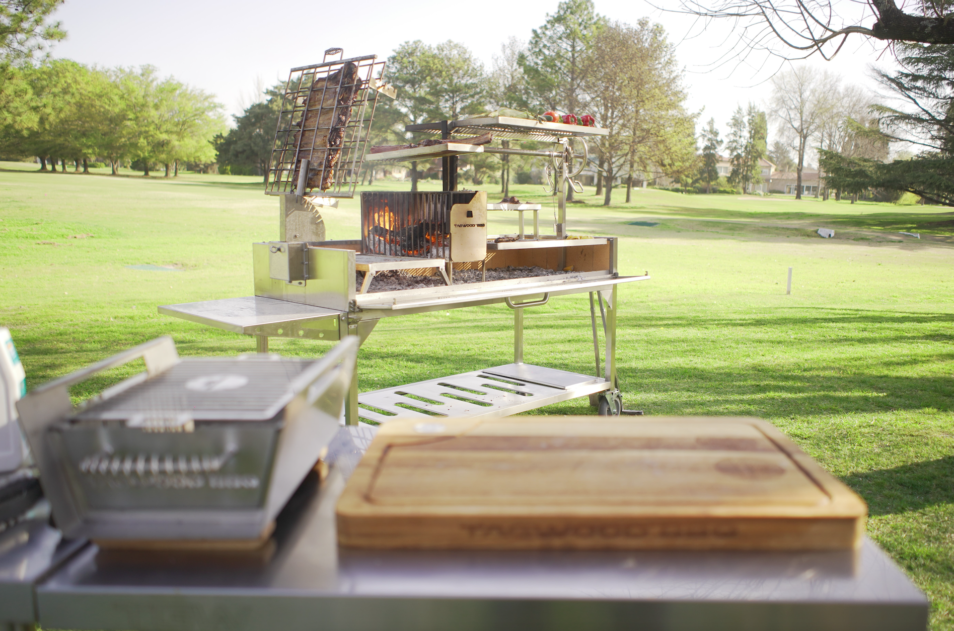 Tagwood BBQ26SS XL Argentine Santa Maria Wood & Charcoal Grill