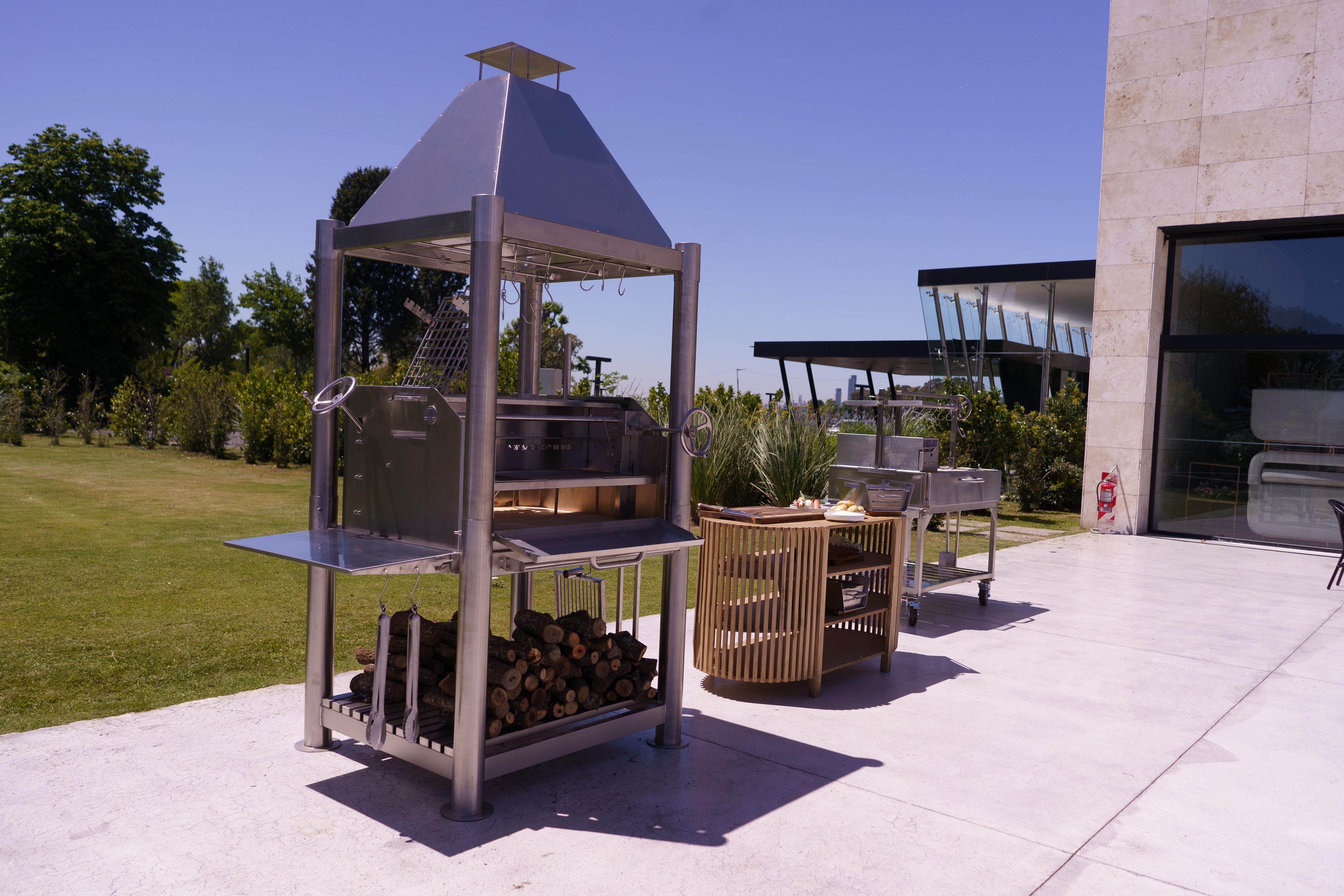 Tagwood BBQ02SS All Stainless Santa Maria Gaucho Grill