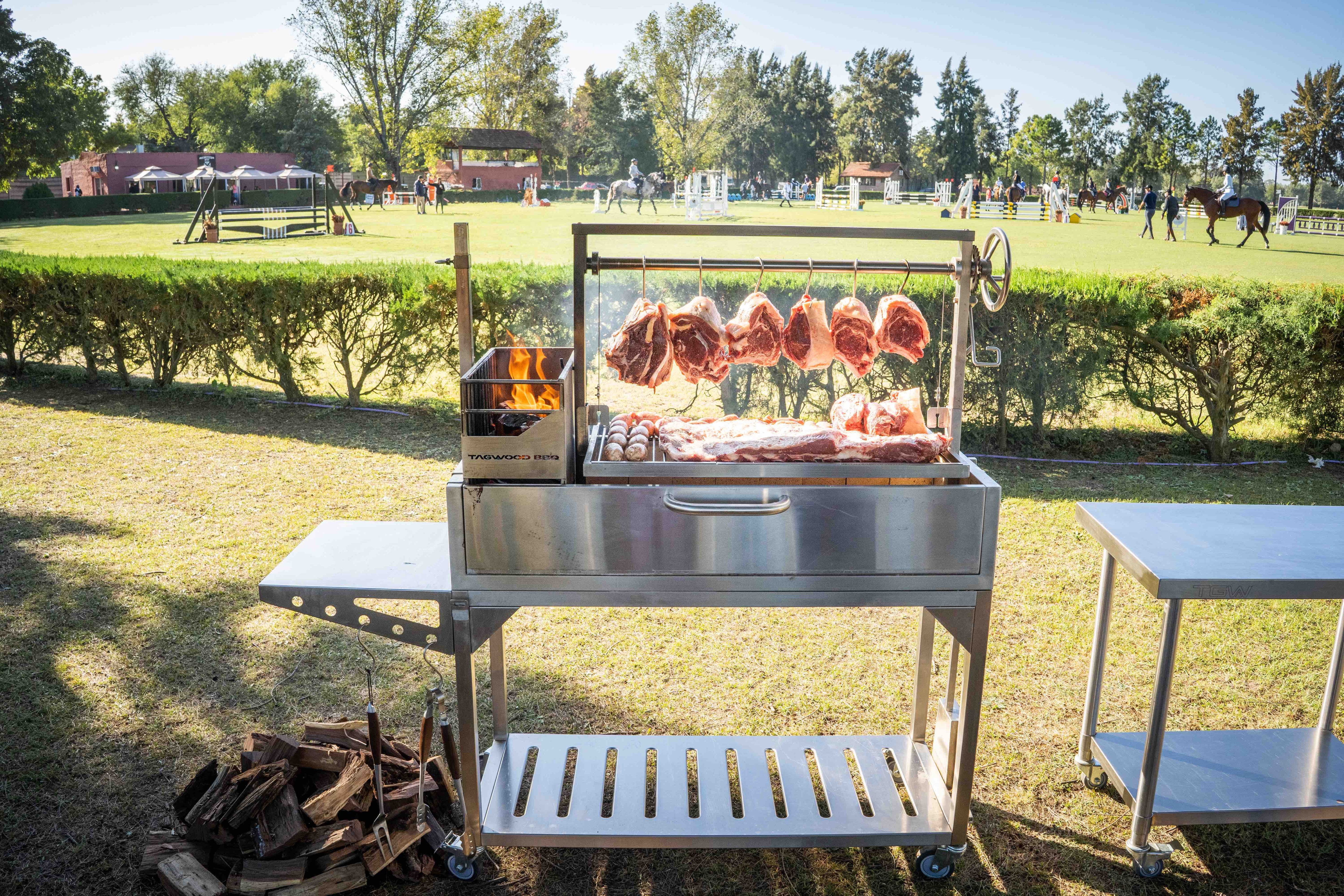 Tagwood BBQ Argentine Santa Maria Gaucho Grill – 304 Stainless Steel, 710 sq. in. | BBQ03SS