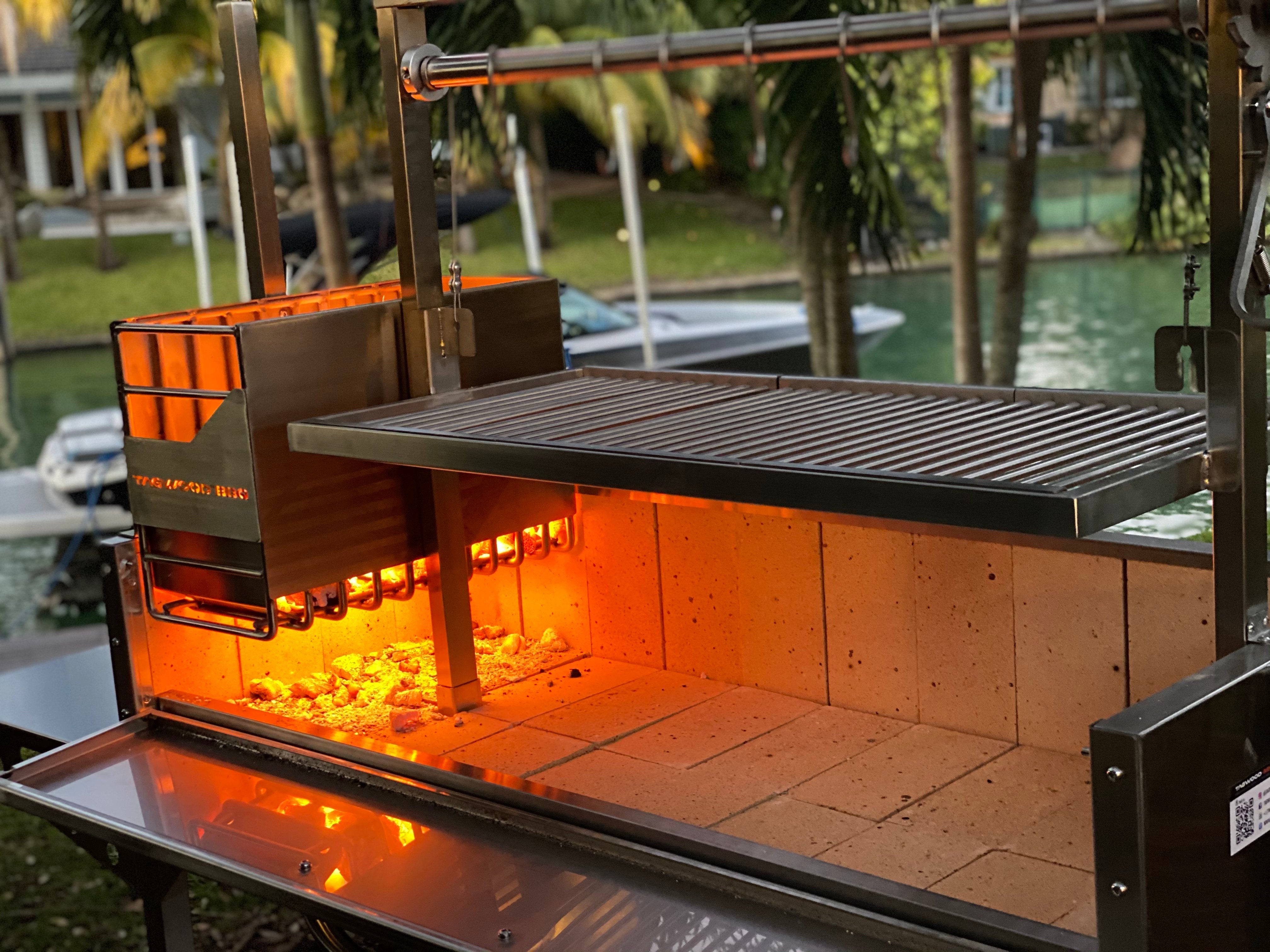 Tagwood BBQ Argentine Santa Maria Gaucho Grill – 304 Stainless Steel, 710 sq. in. | BBQ03SS