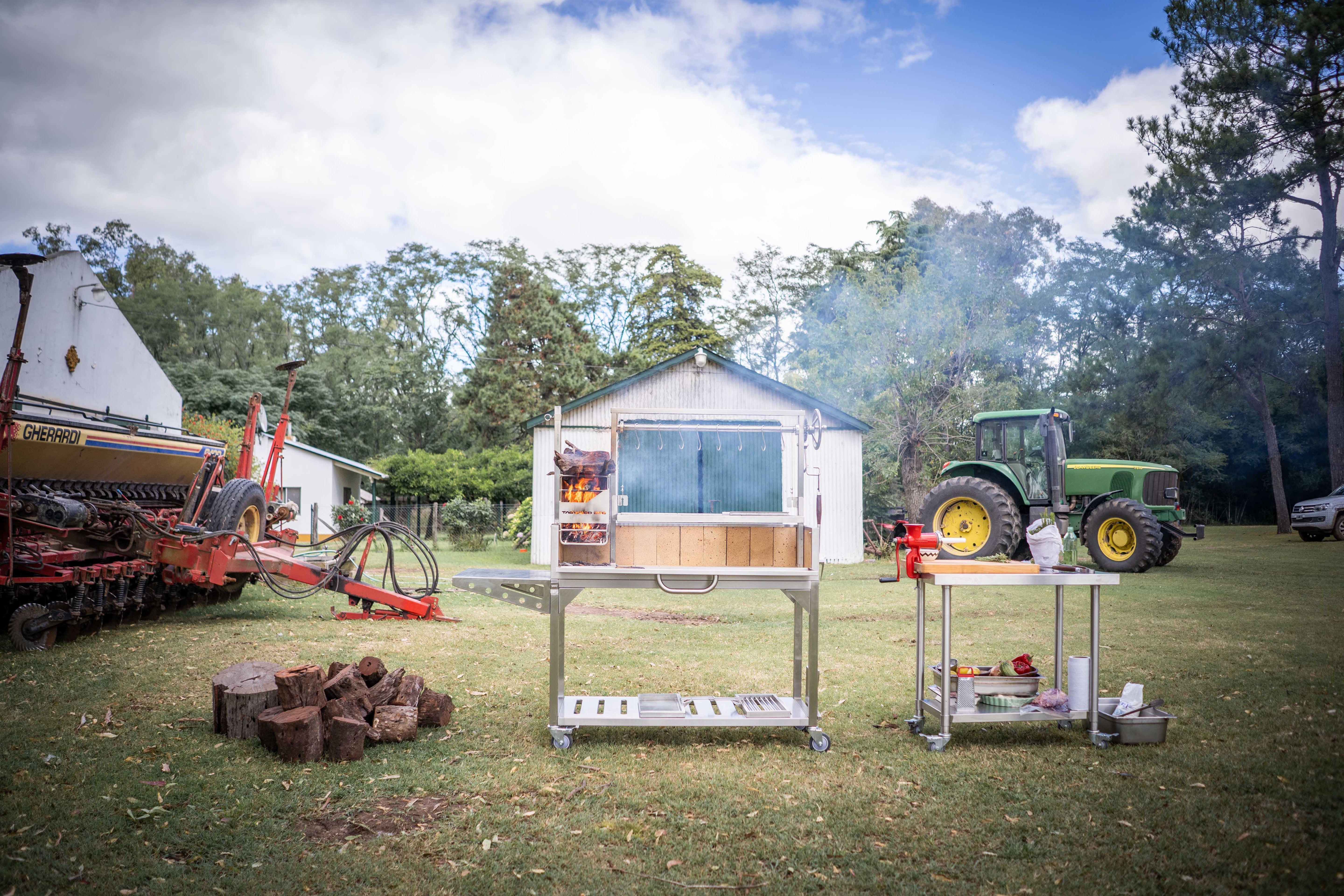Tagwood BBQ Argentine Santa Maria Gaucho Grill – 304 Stainless Steel, 710 sq. in. | BBQ03SS
