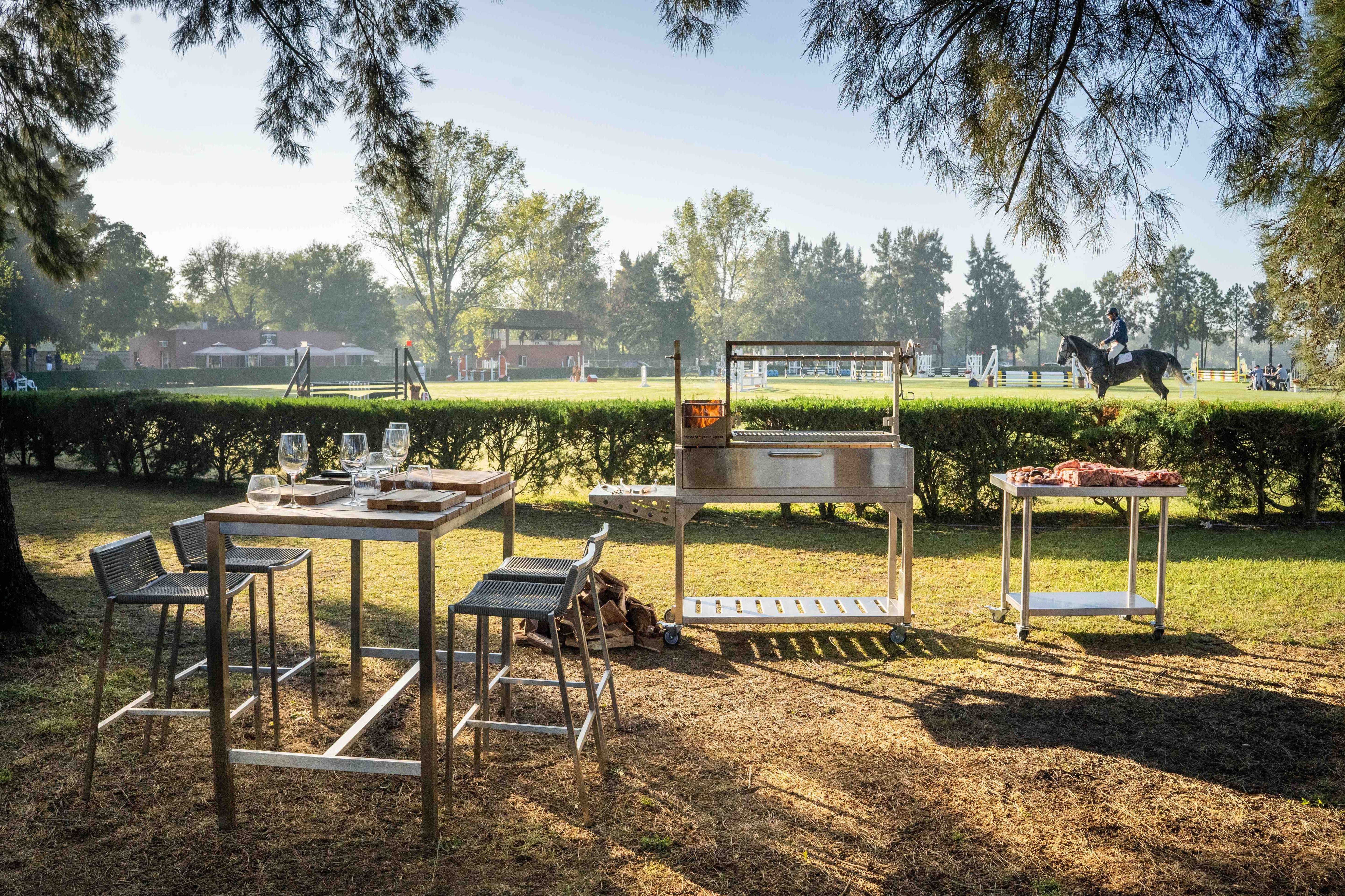 Tagwood BBQ Argentine Santa Maria Gaucho Grill – 304 Stainless Steel, 710 sq. in. | BBQ03SS