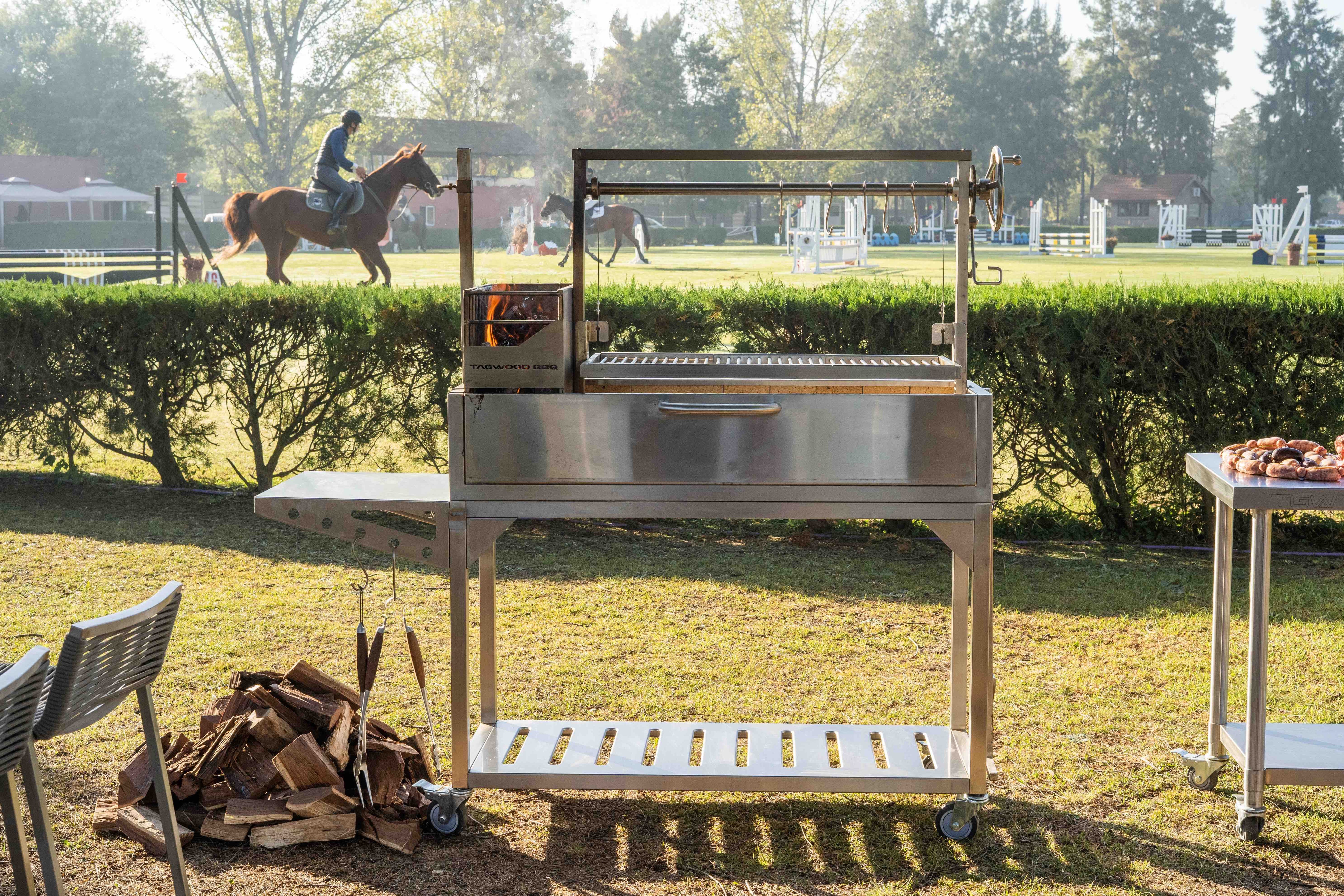 Tagwood BBQ Argentine Santa Maria Gaucho Grill – 304 Stainless Steel, 710 sq. in. | BBQ03SS