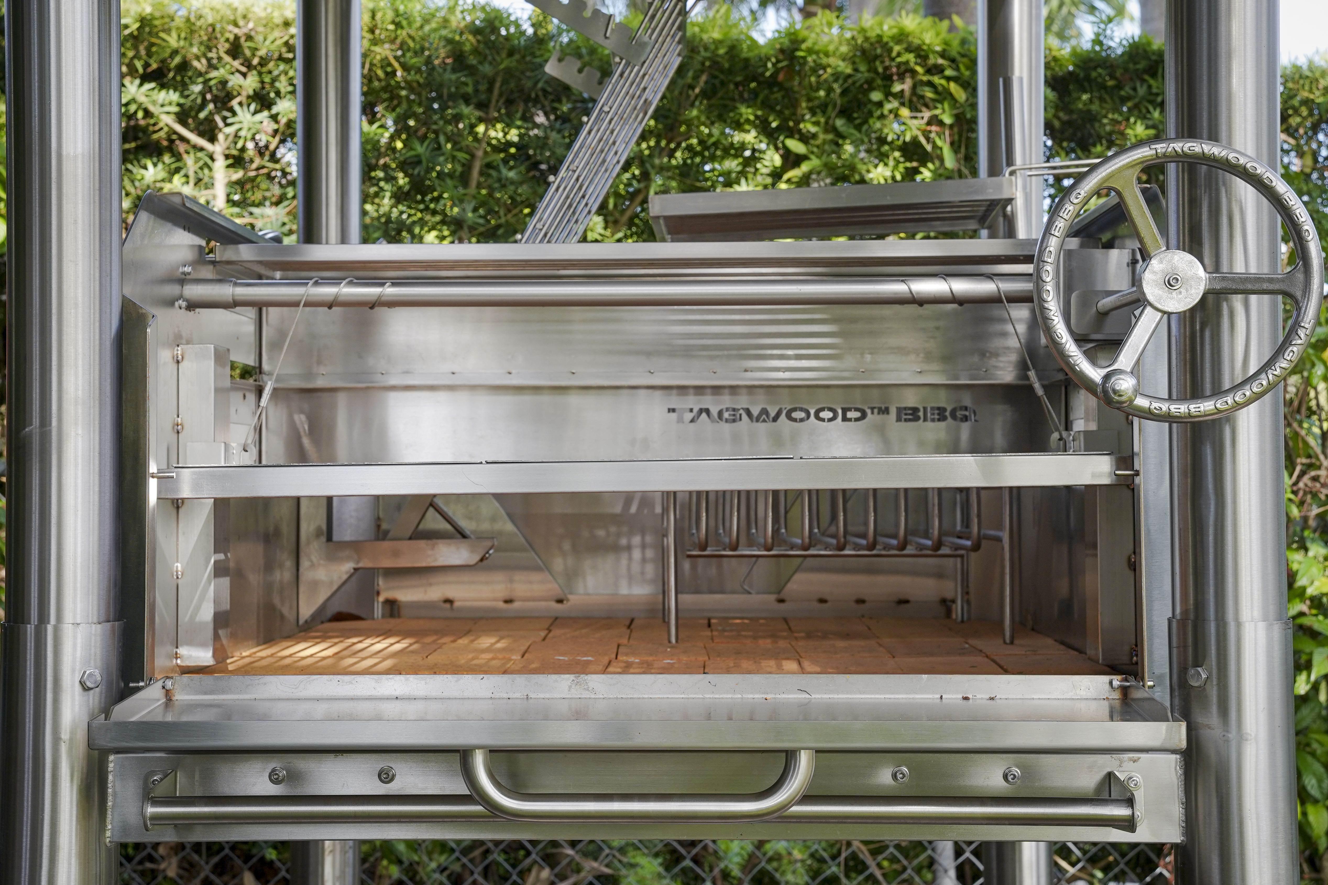Tagwood BBQ12SS Stainless Steel Argentine Santa Maria Gaucho Grill