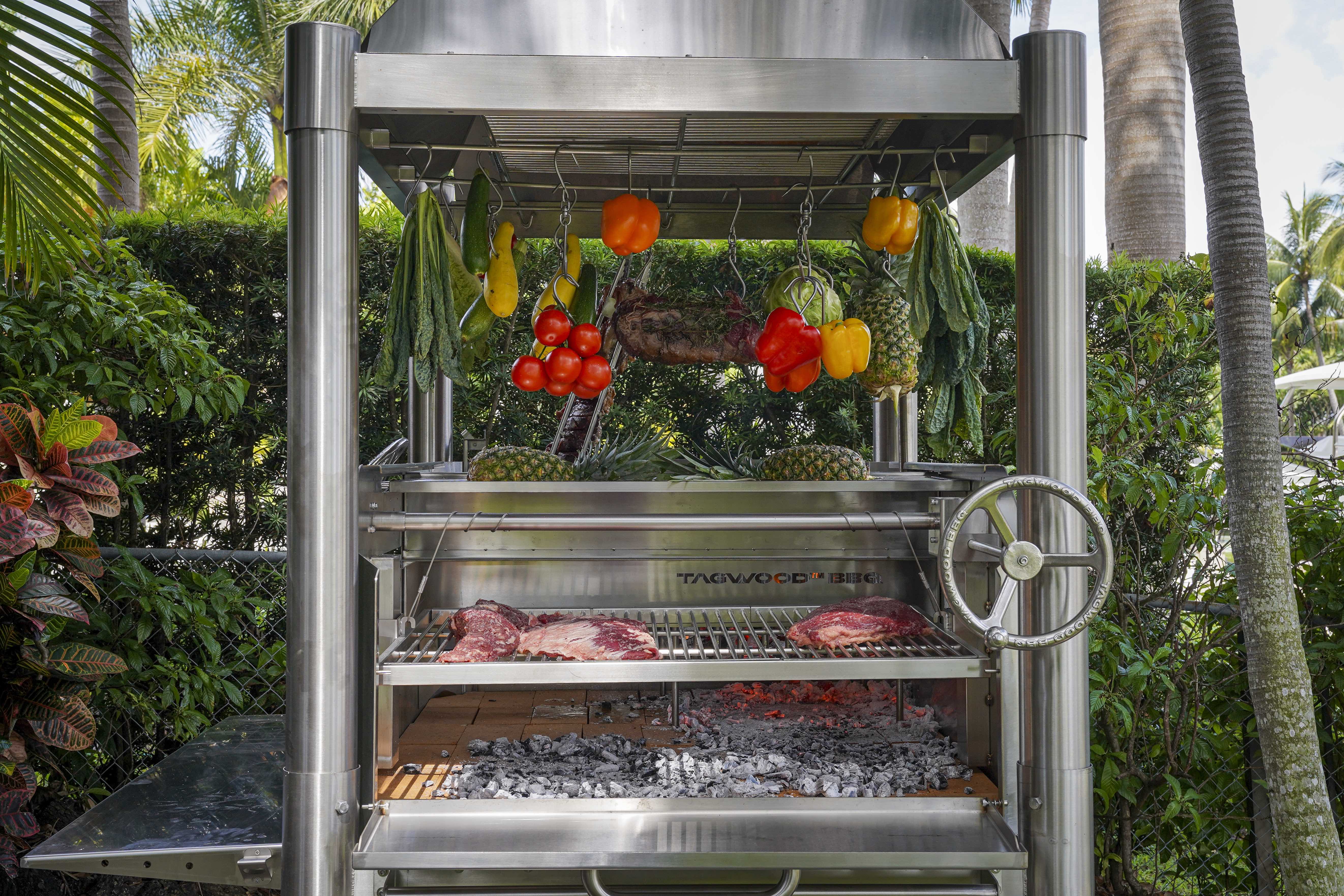 Tagwood BBQ12SS Stainless Steel Argentine Santa Maria Gaucho Grill