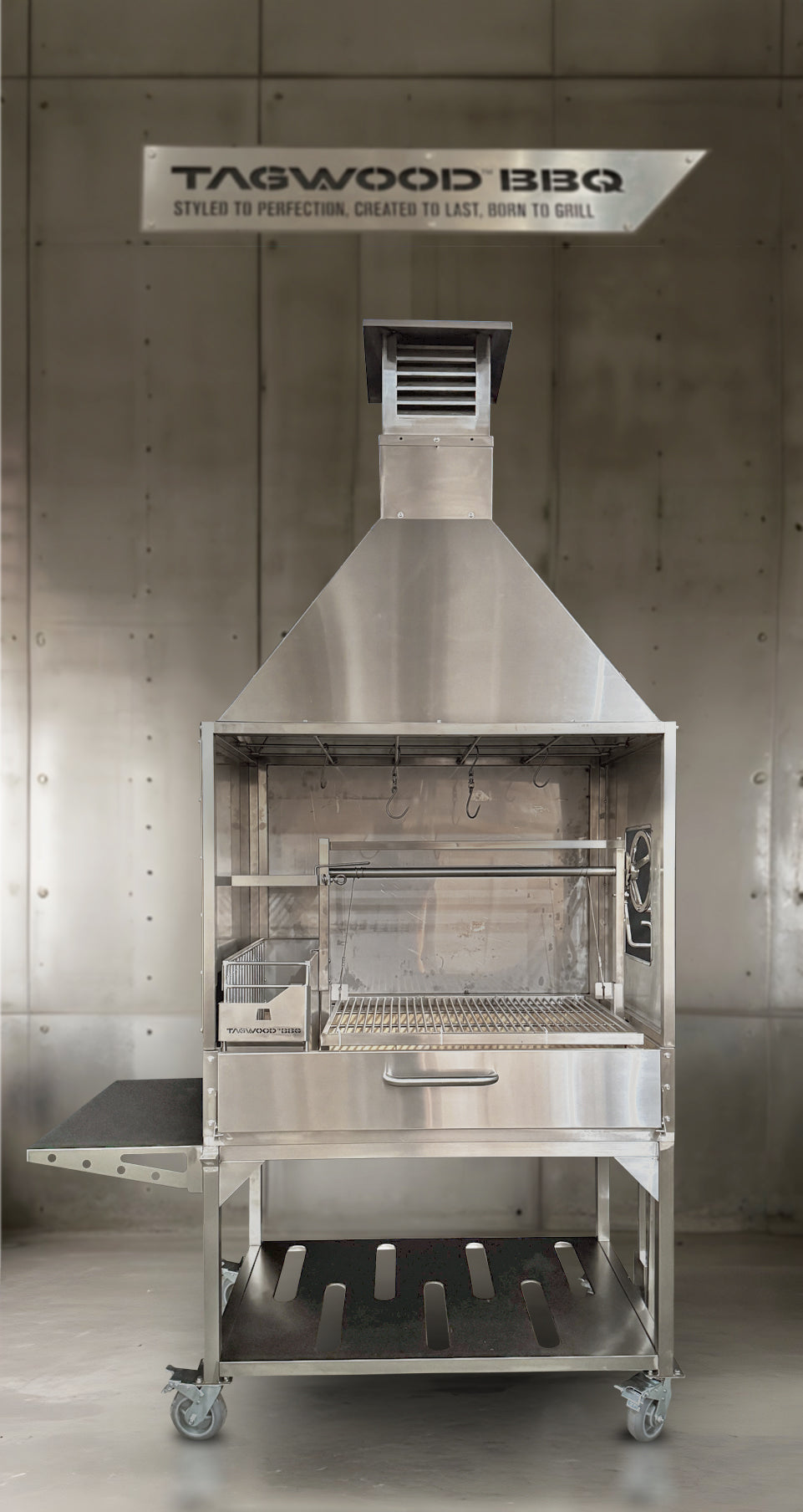 Tagwood BBQ Built-In Smoke Hood Attachment | ASH25 Stainless Steel