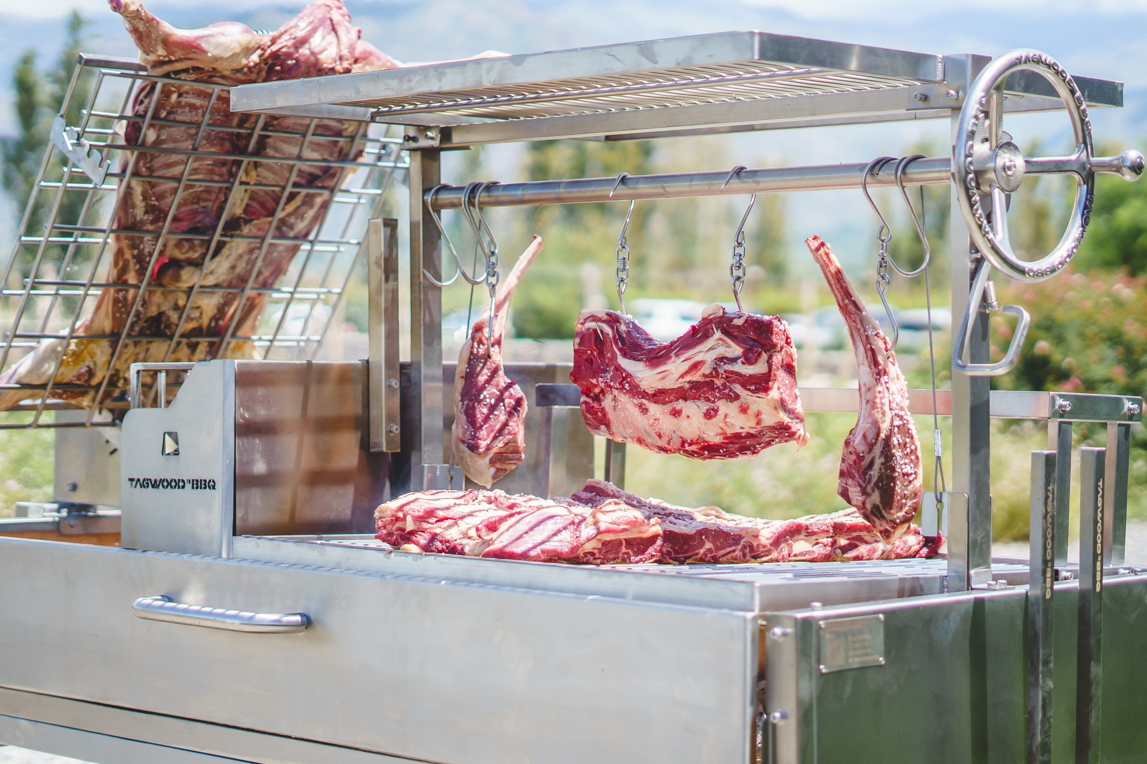 Tagwood BBQ26SS XL Argentine Santa Maria Wood & Charcoal Grill