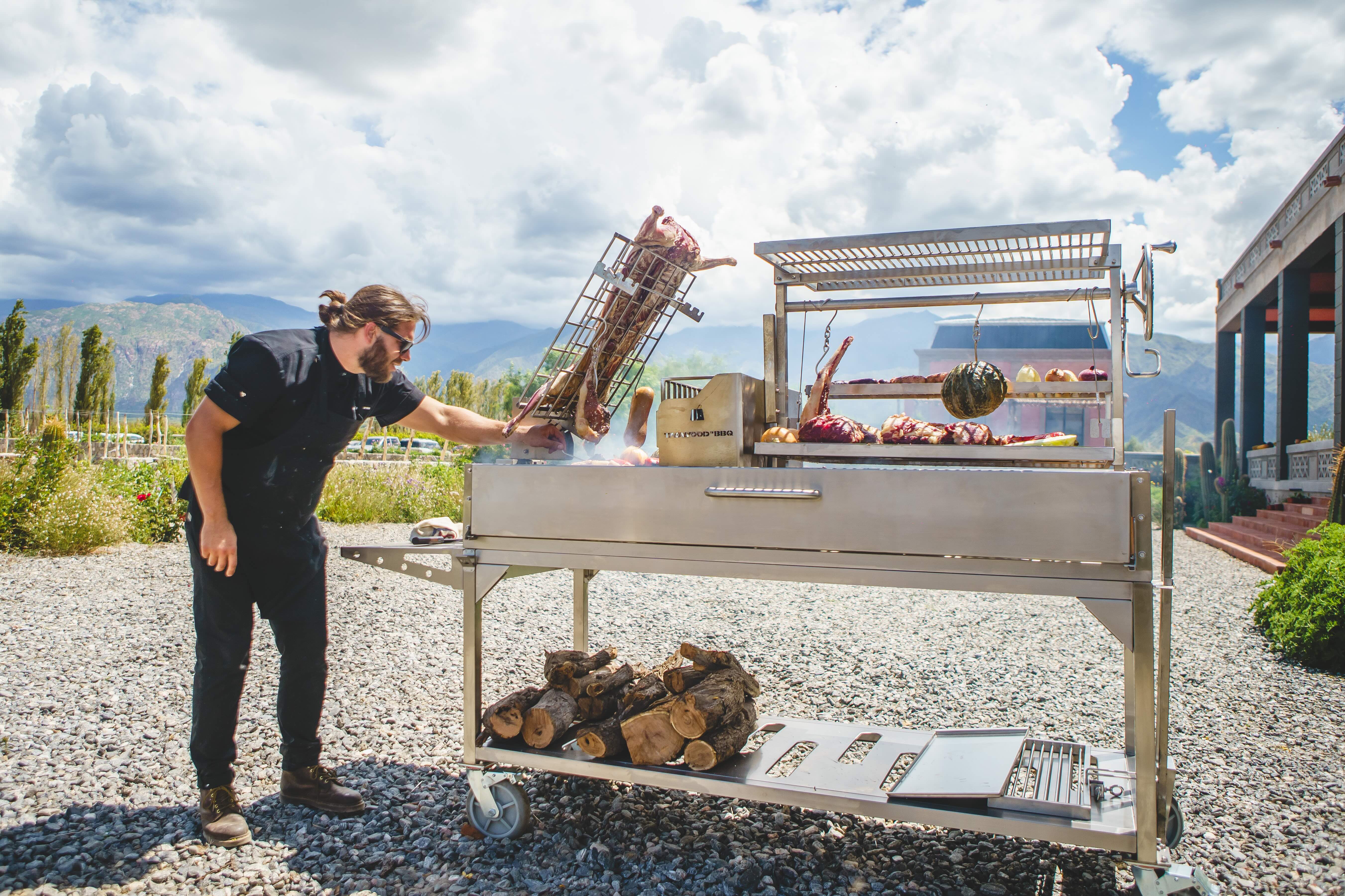 Tagwood BBQ26SS XL Argentine Santa Maria Wood & Charcoal Grill