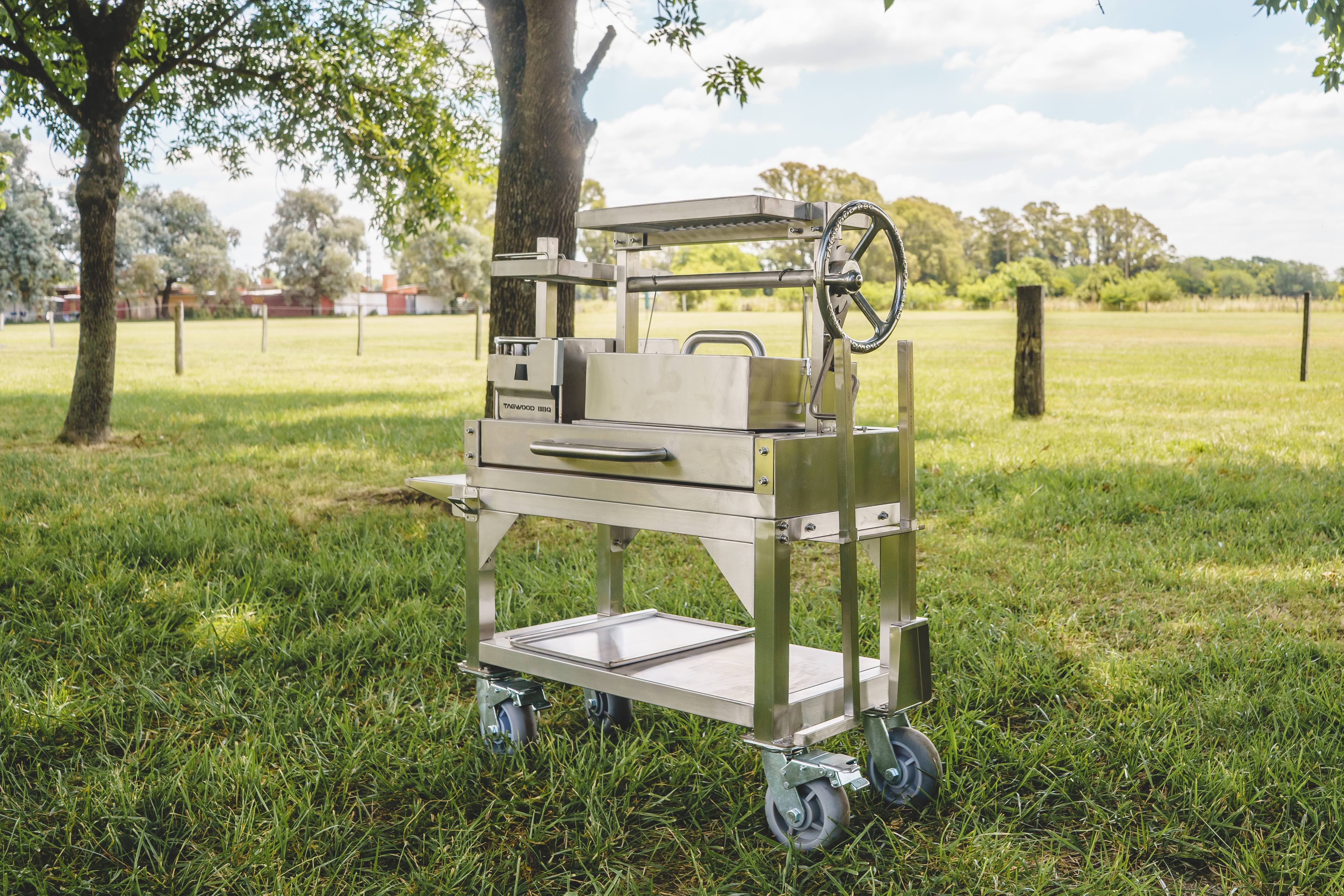 Tagwood BBQ03SS MINI Argentine Santa Maria Wood & Charcoal Grill